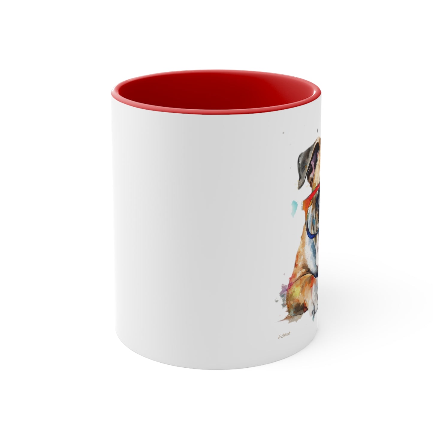 Bulldog 5 Accent Mugs