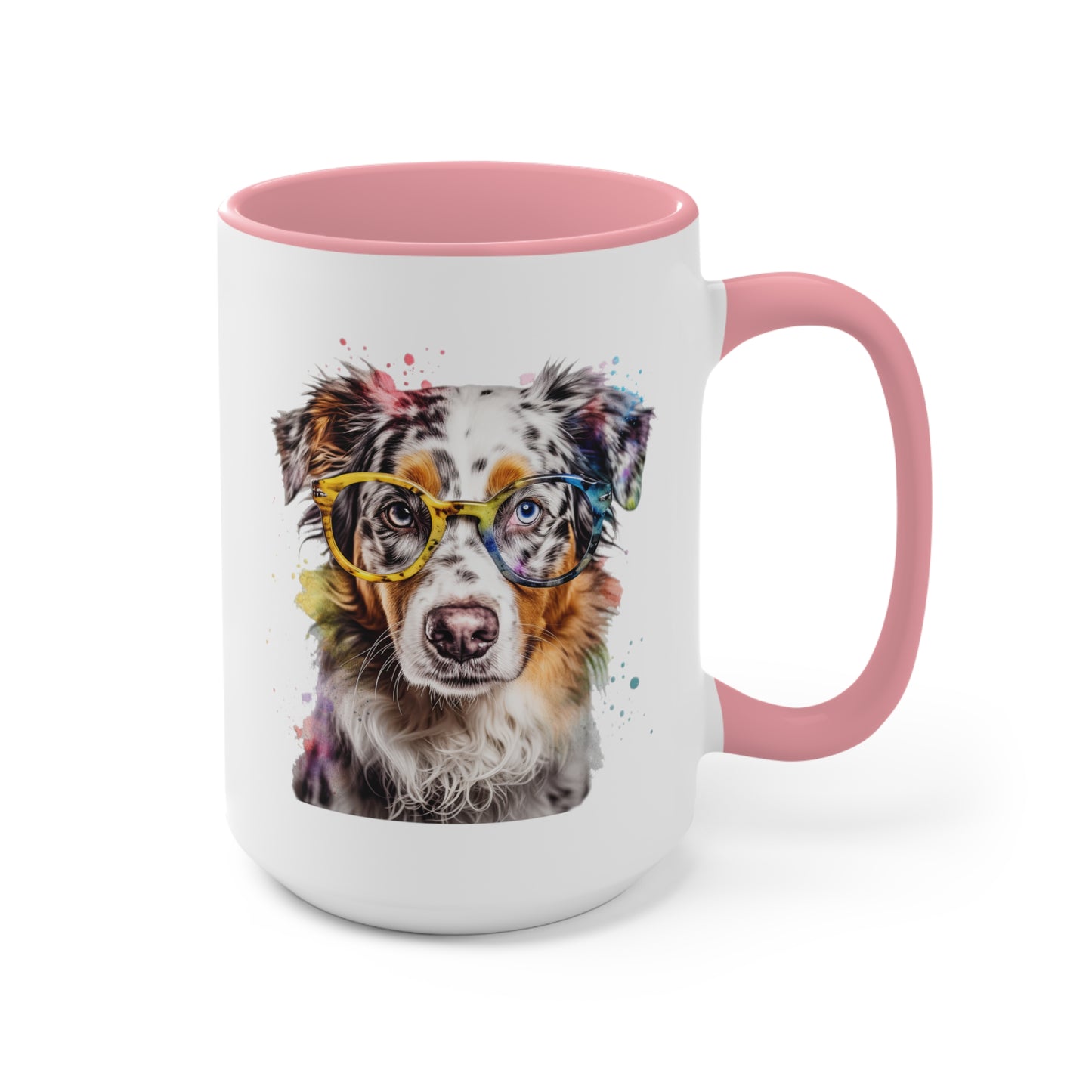 Australian Shepherd 4 Accent Mugs