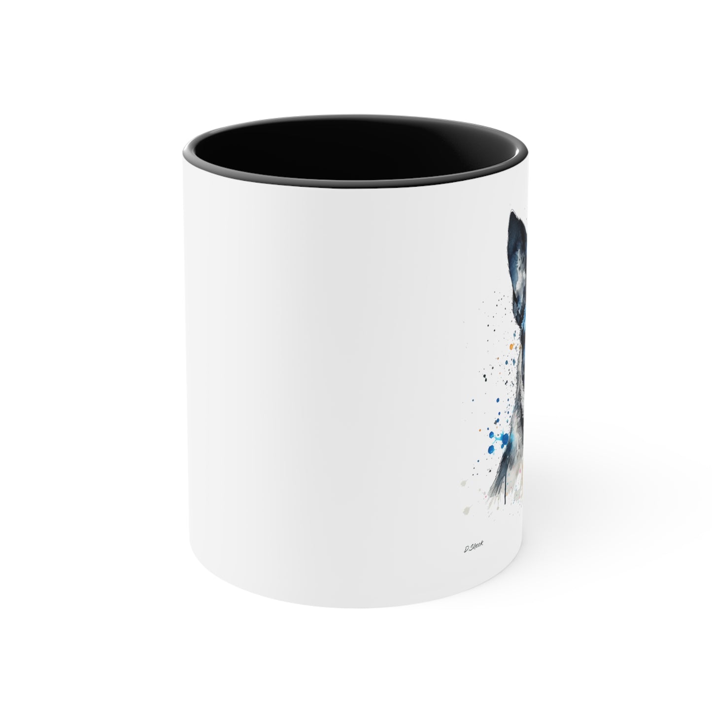 Blue Heeler 1 Accent Mugs
