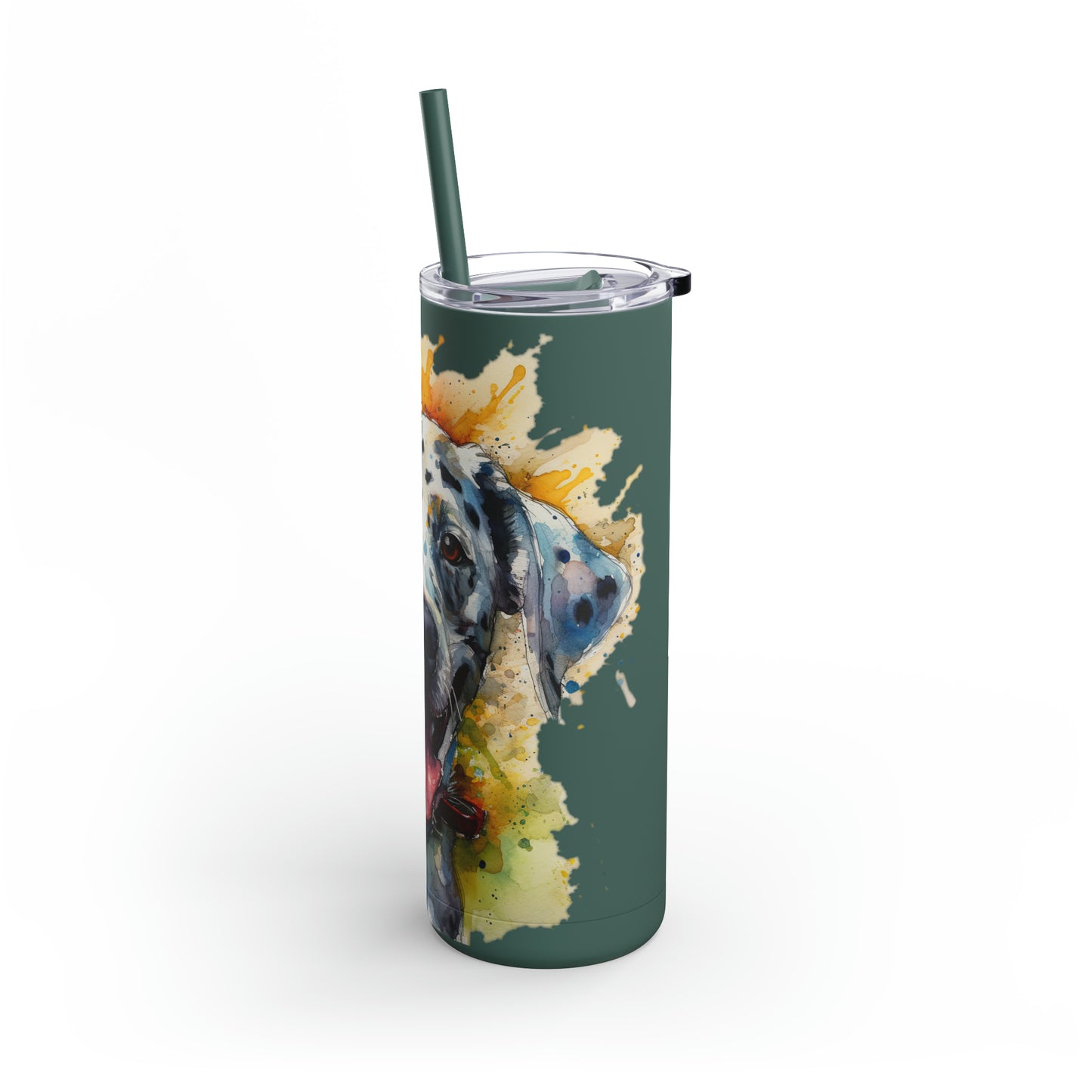 Dalmatian 2 Maars Maker Skinny Matte Tumbler, 20oz