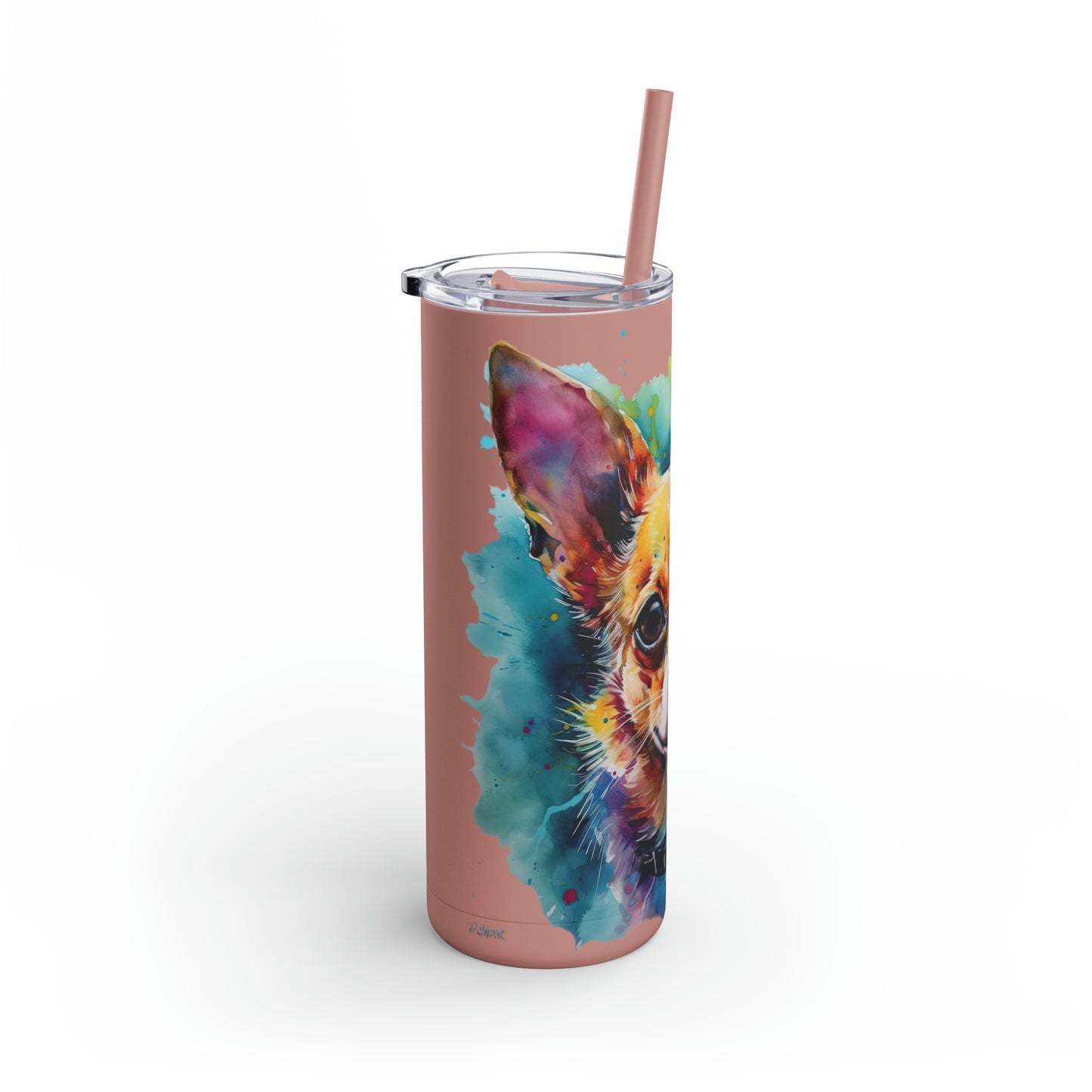 Chihuahua 1 Maars Maker Skinny Matte Tumbler, 20oz