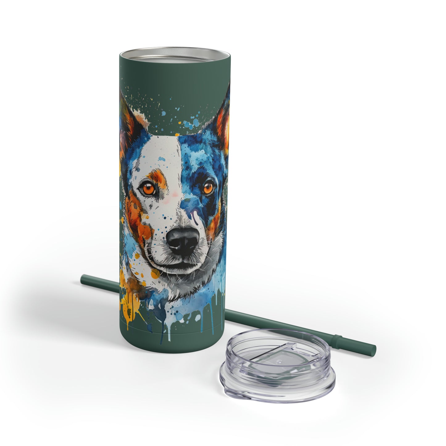 Blue Heeler 2 Maars Maker Skinny Matte Tumbler, 20oz