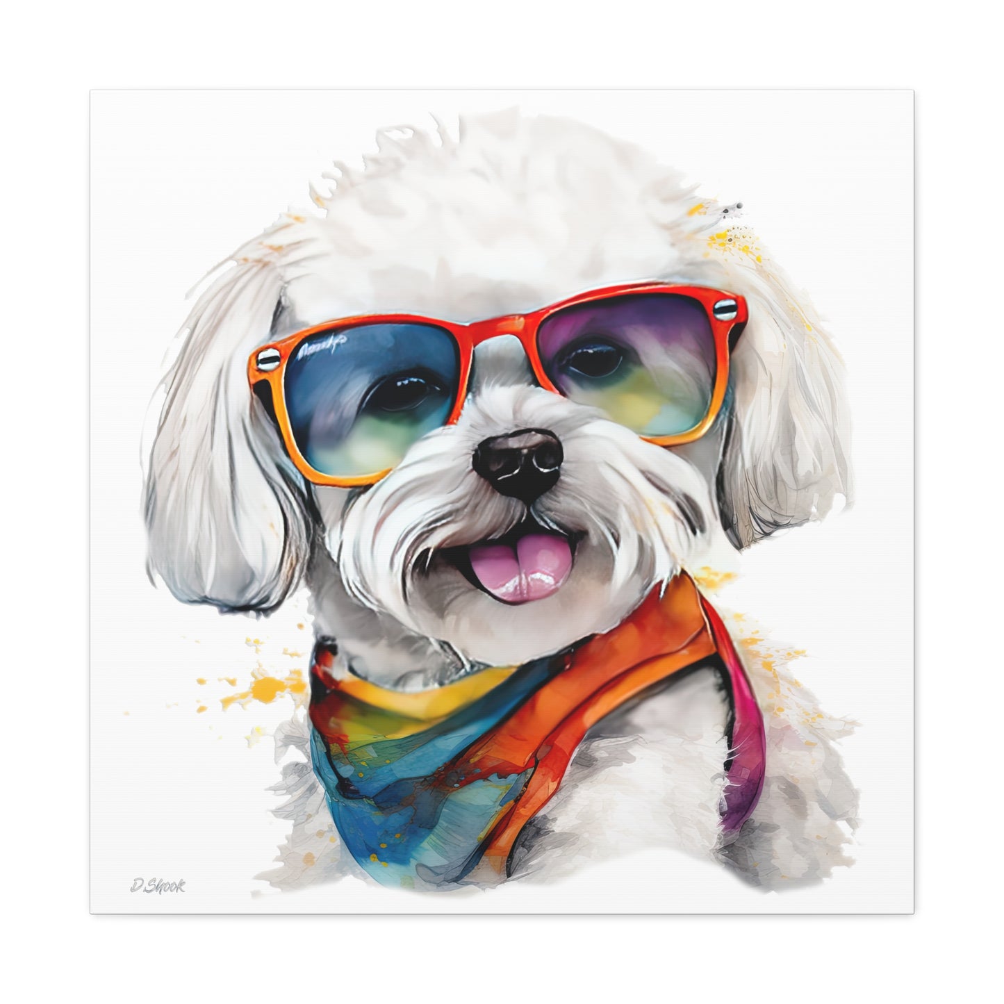 Bichon Frise 5 Canvas Gallery Wraps