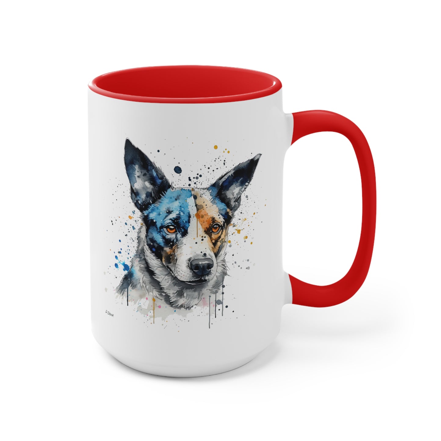 Blue Heeler 1 Accent Mugs