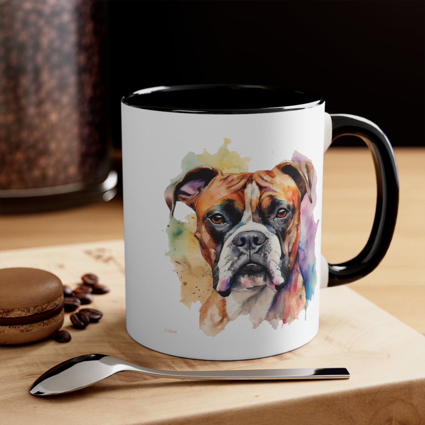Boxer 2 Accent Mugs
