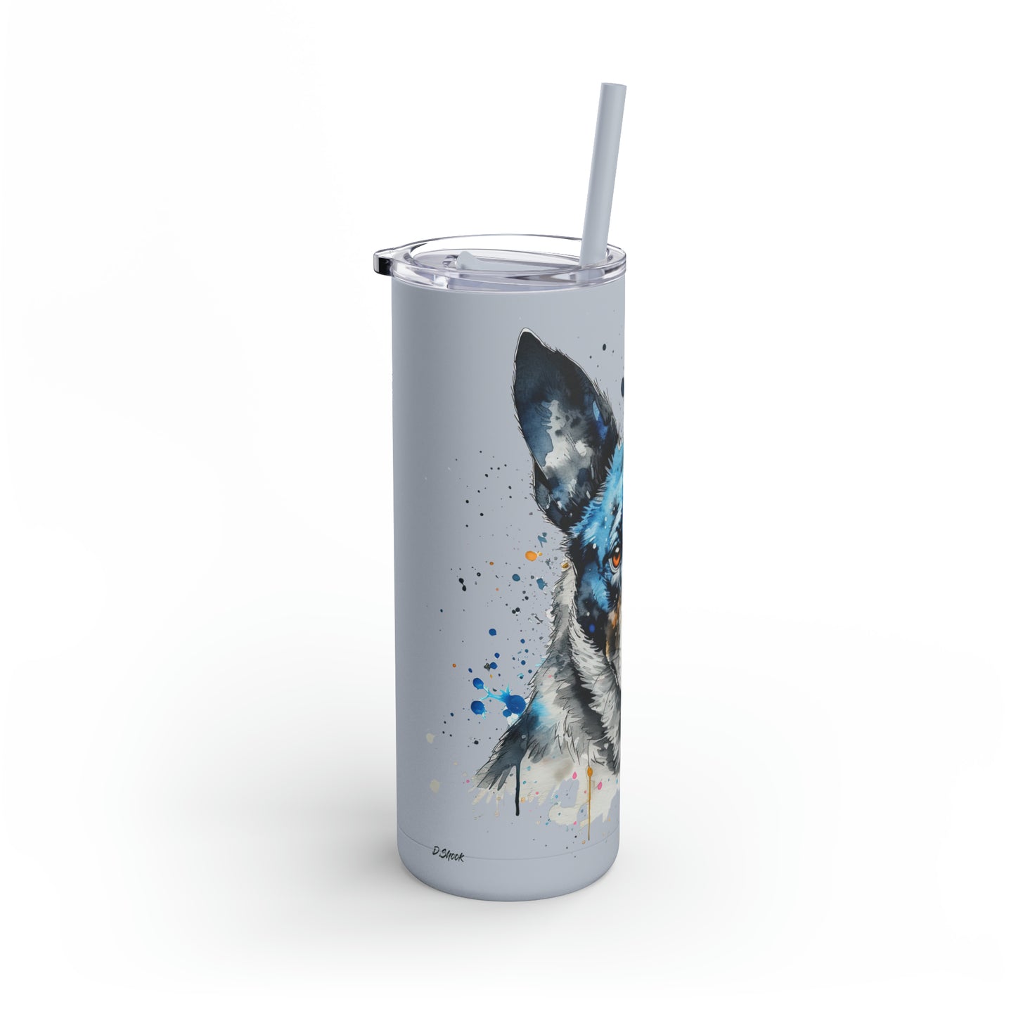 Blue Heeler 1 Maars Maker Skinny Matte Tumbler, 20oz