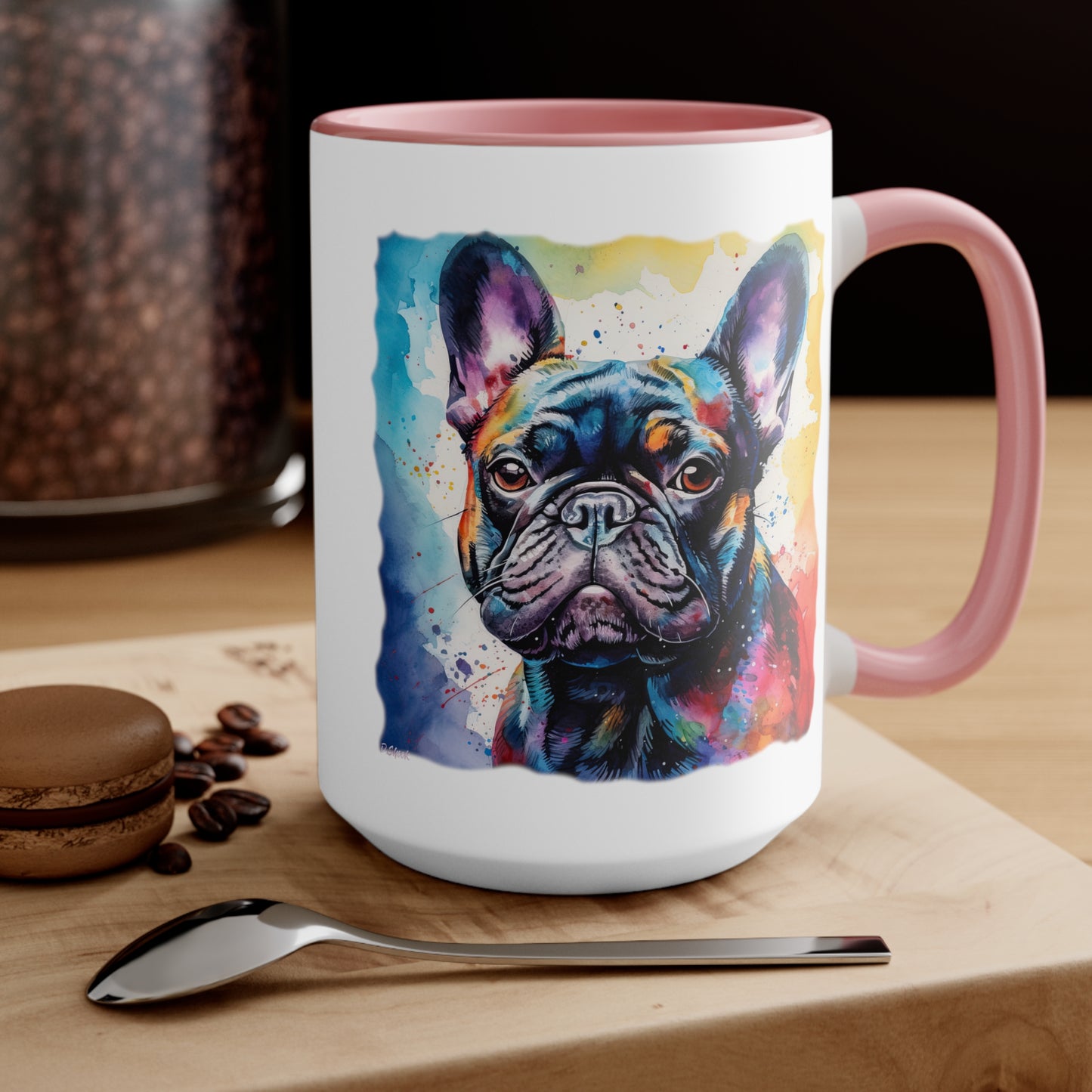French Bulldog 2 Accent Mugs