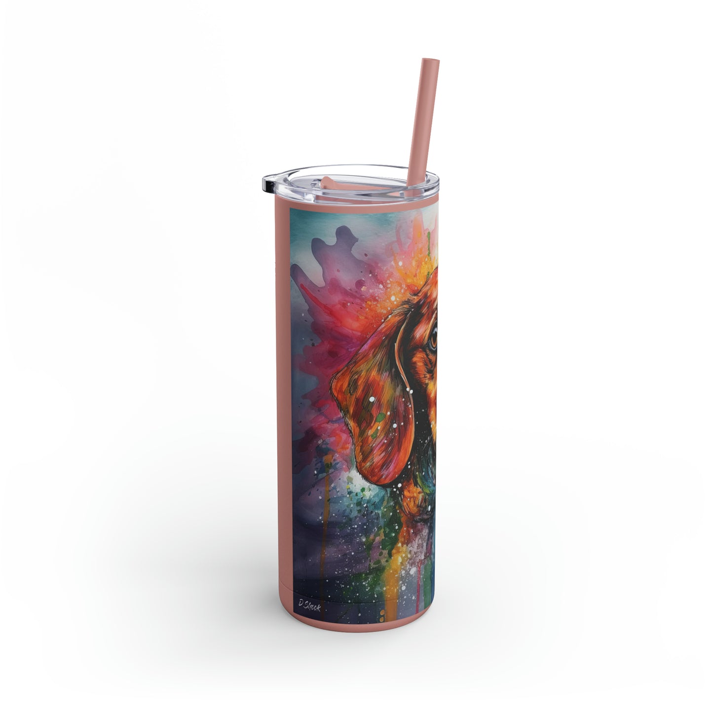 Dachshund 2 Maars Maker Skinny Matte Tumbler, 20oz