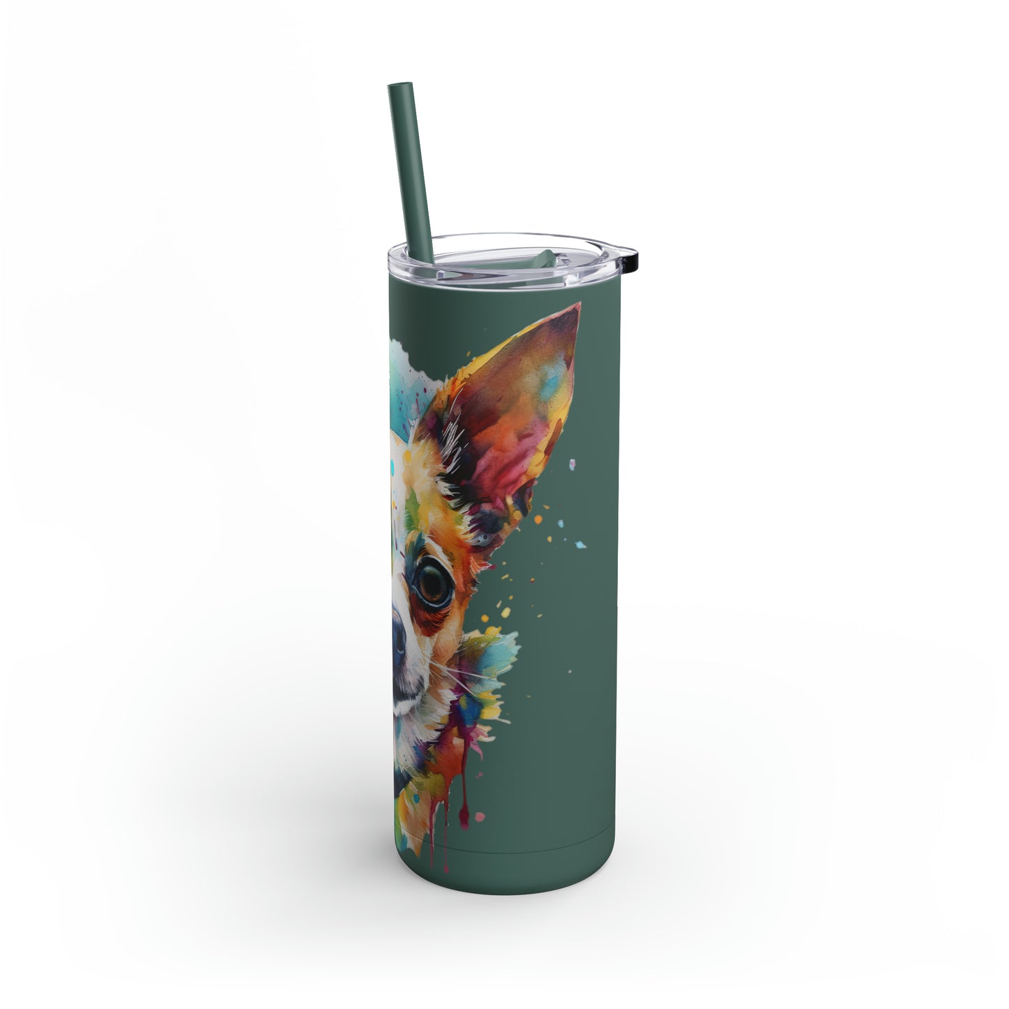 Chihuahua 1 Maars Maker Skinny Matte Tumbler, 20oz
