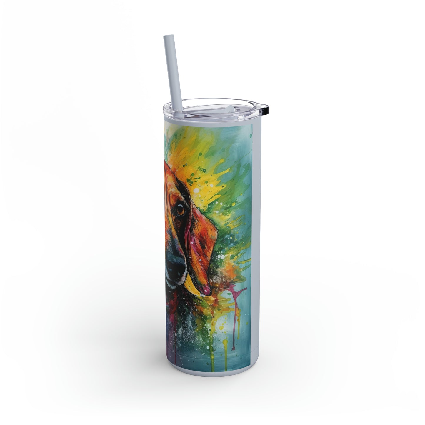 Dachshund 2 Maars Maker Skinny Matte Tumbler, 20oz