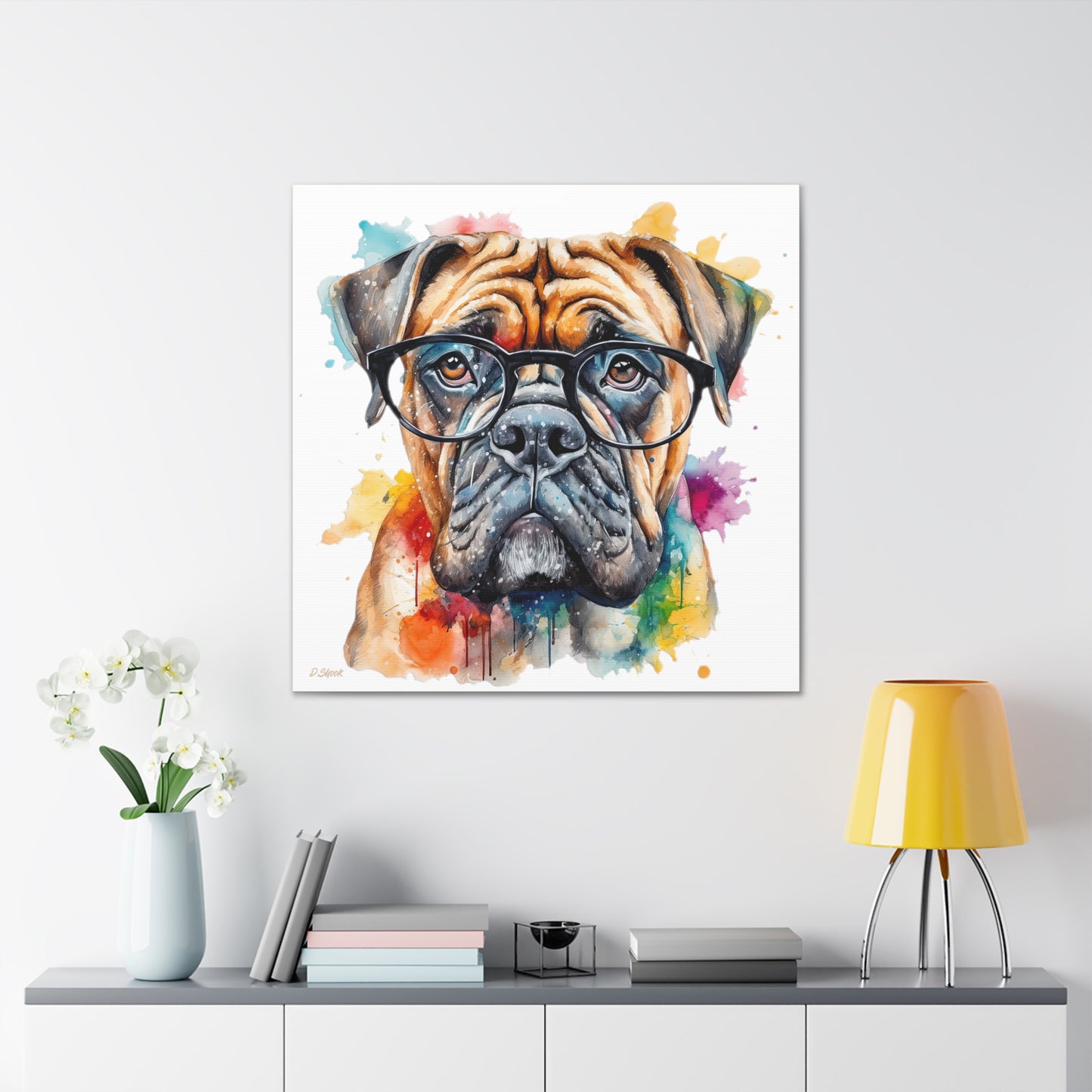 Bullmastiff 6 Canvas Gallery Wraps