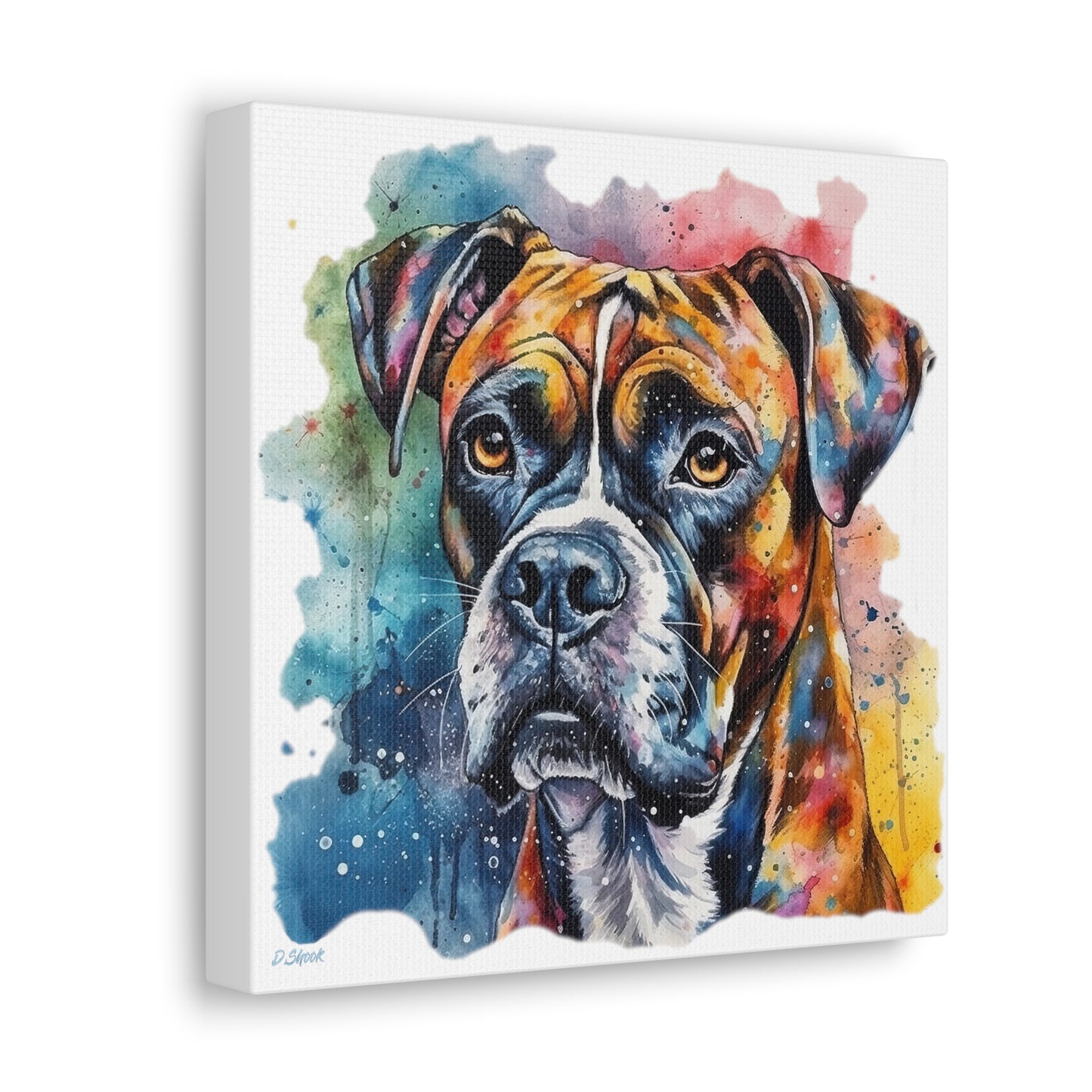 Boxer 3 Canvas Gallery Wraps