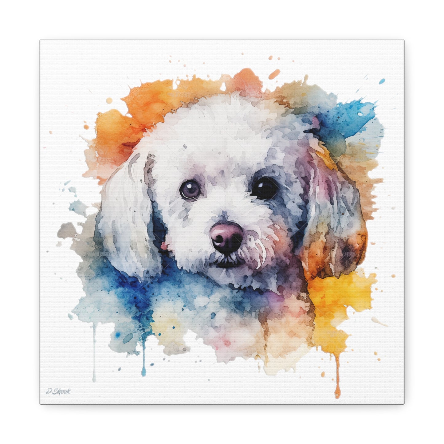 Bichon Frise 3 Canvas Gallery Wraps