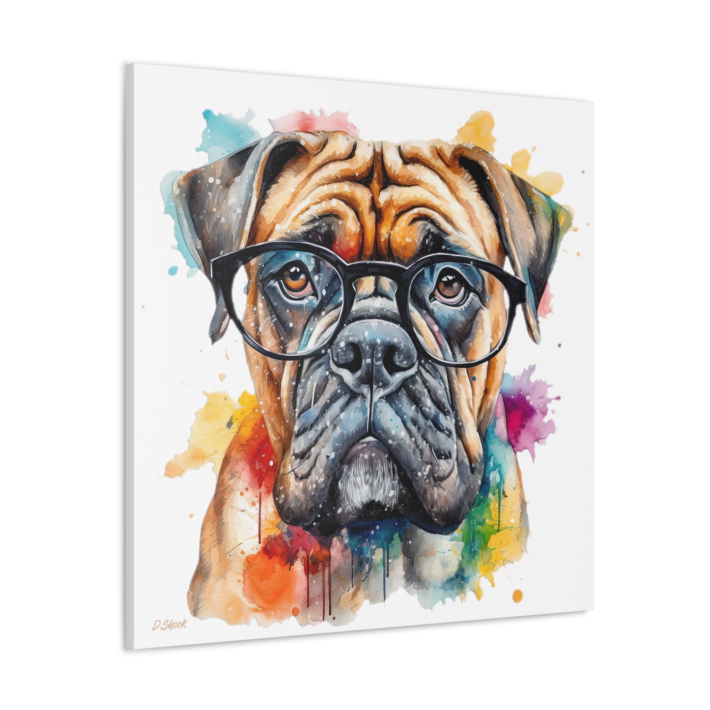 Bullmastiff 6 Canvas Gallery Wraps
