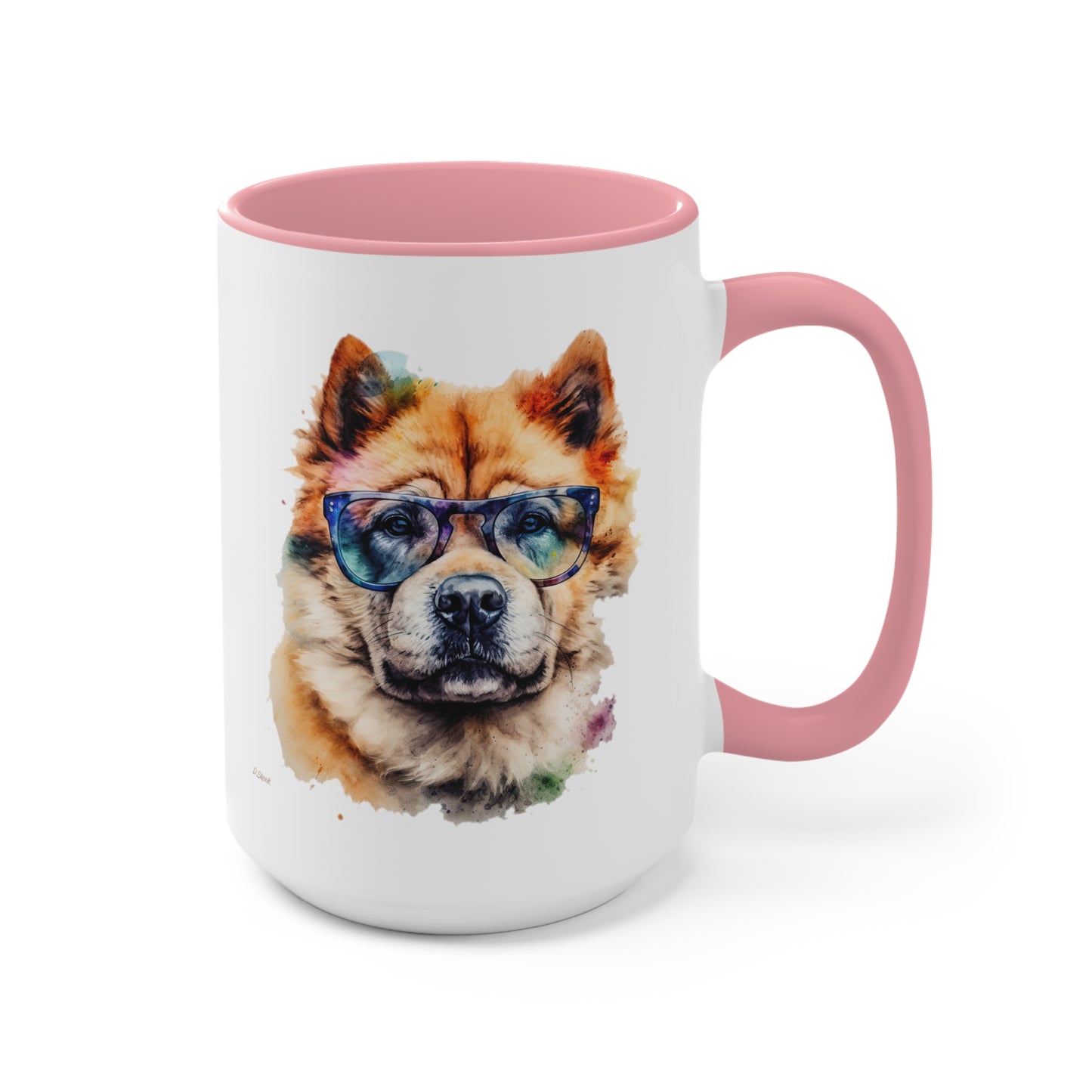 Chow Chow 5 Accent Mugs