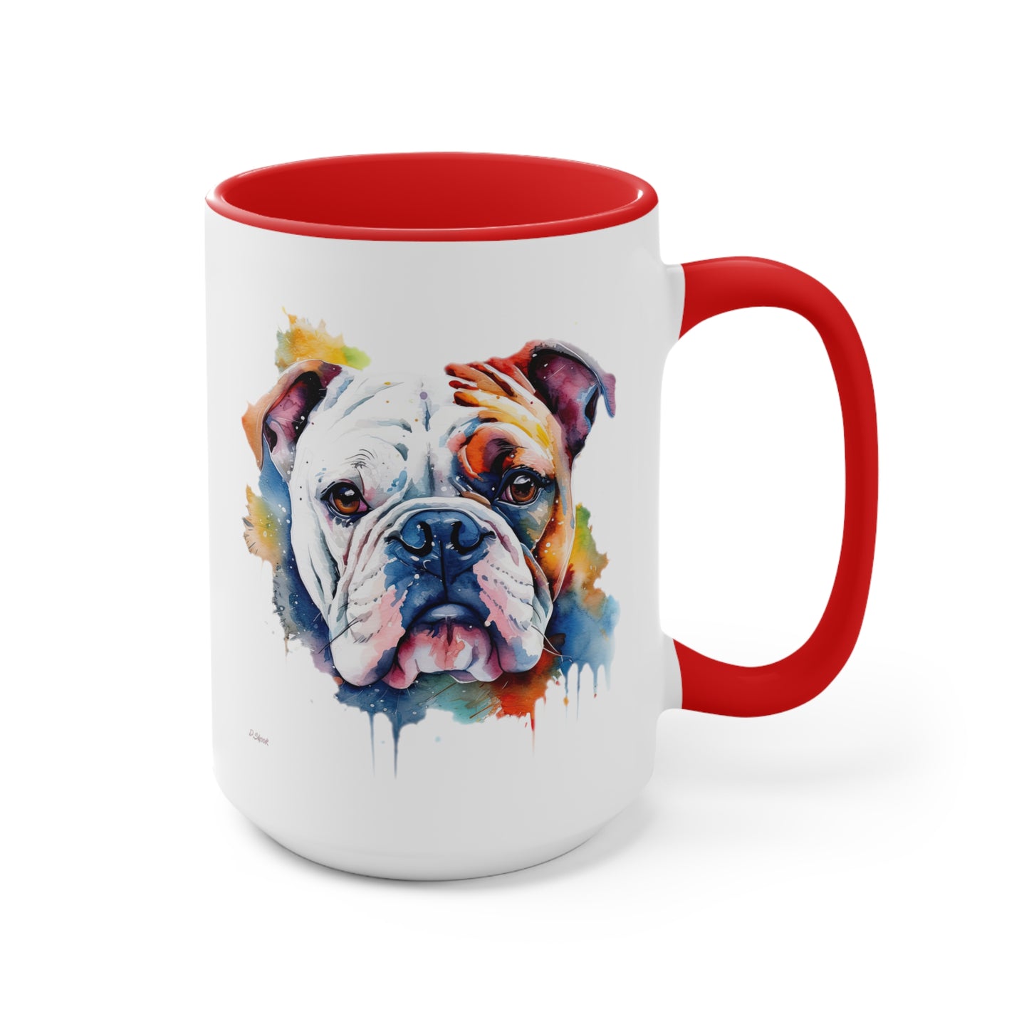 Bulldog 4 Accent Mugs
