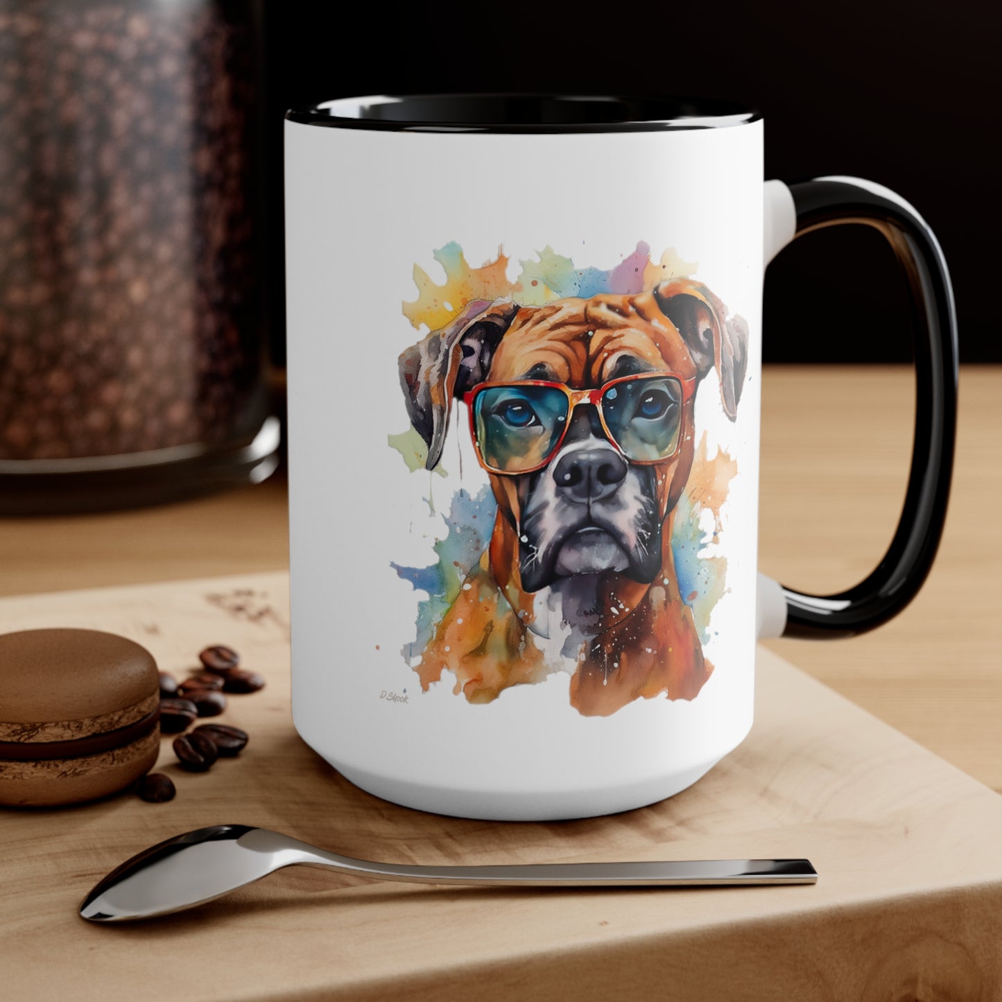 Boxer 4 Accent Mugs