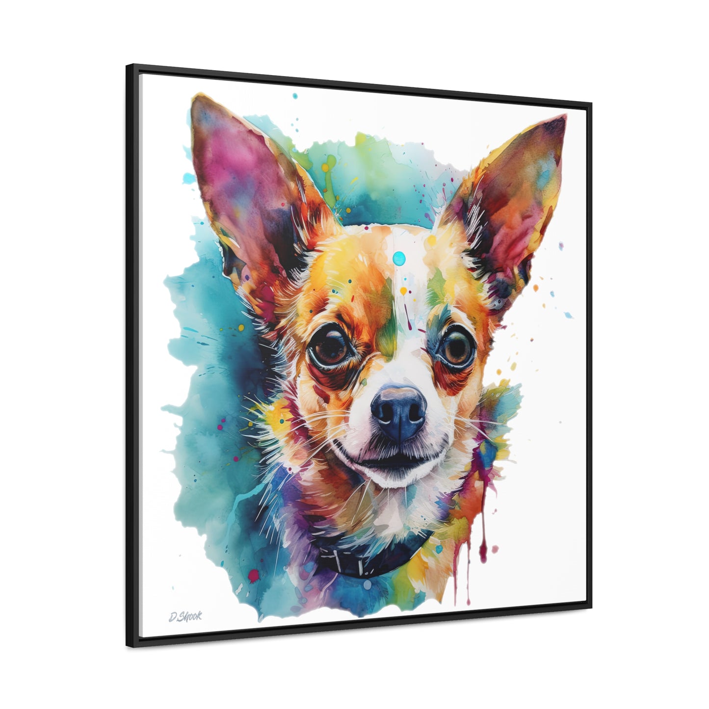 Chihuahua 1 Gallery Canvas Wraps, Square Frame