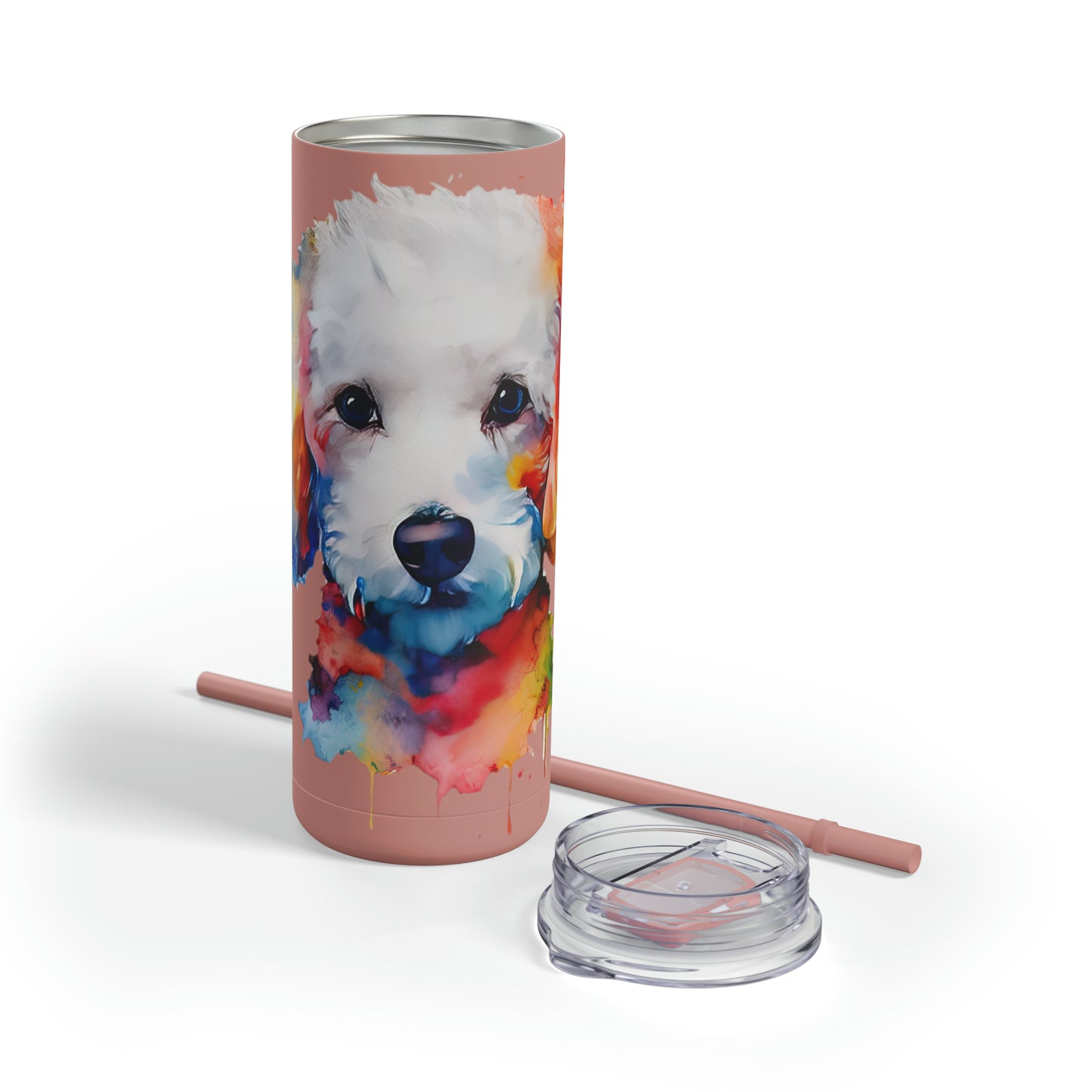 Poodle 8 Maars Maker Skinny Matte Tumbler, 20oz