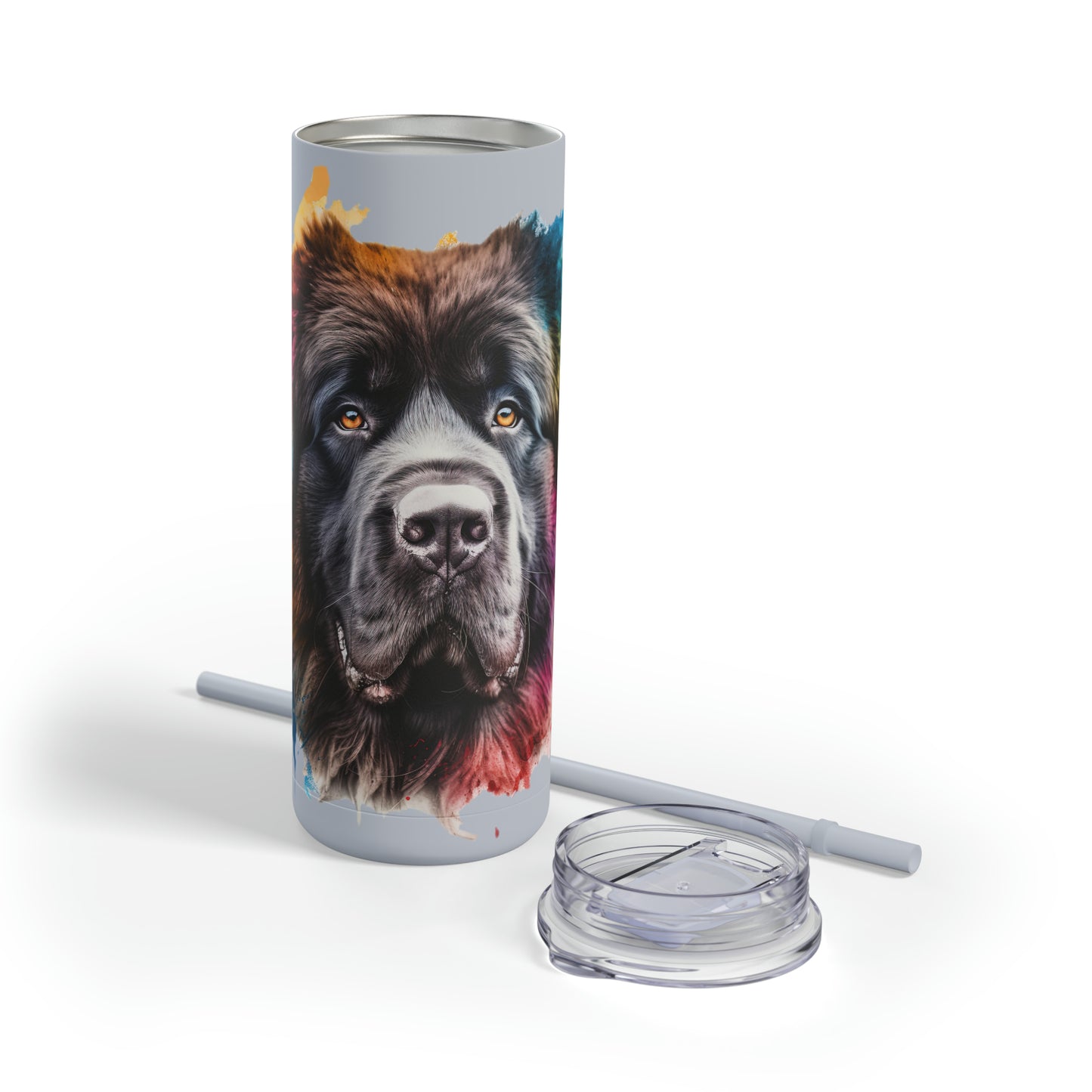 Newfoundland Dog 3 Maars Maker Skinny Matte Tumbler, 20oz