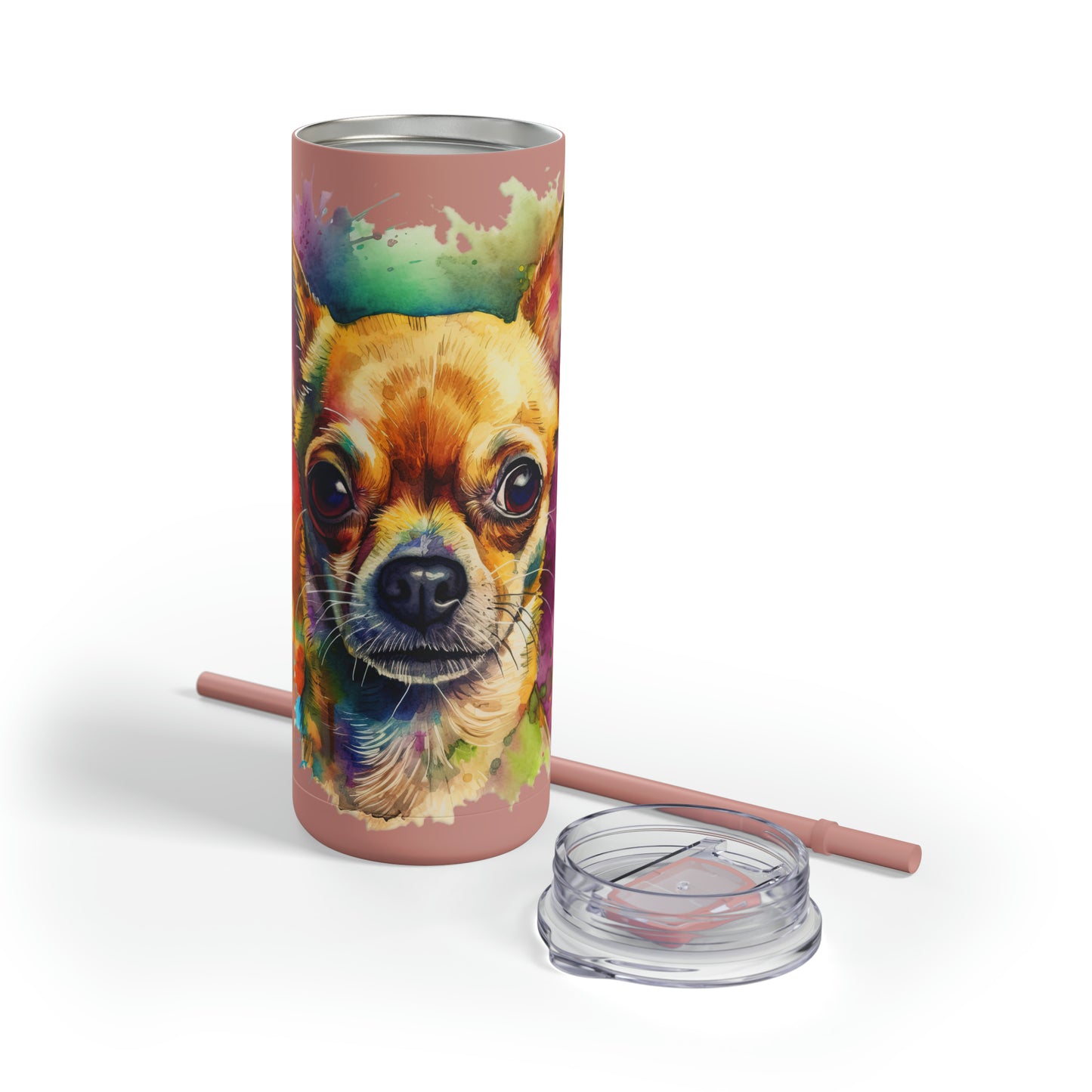 Chihuahua 7 Maars Maker Skinny Matte Tumbler, 20oz