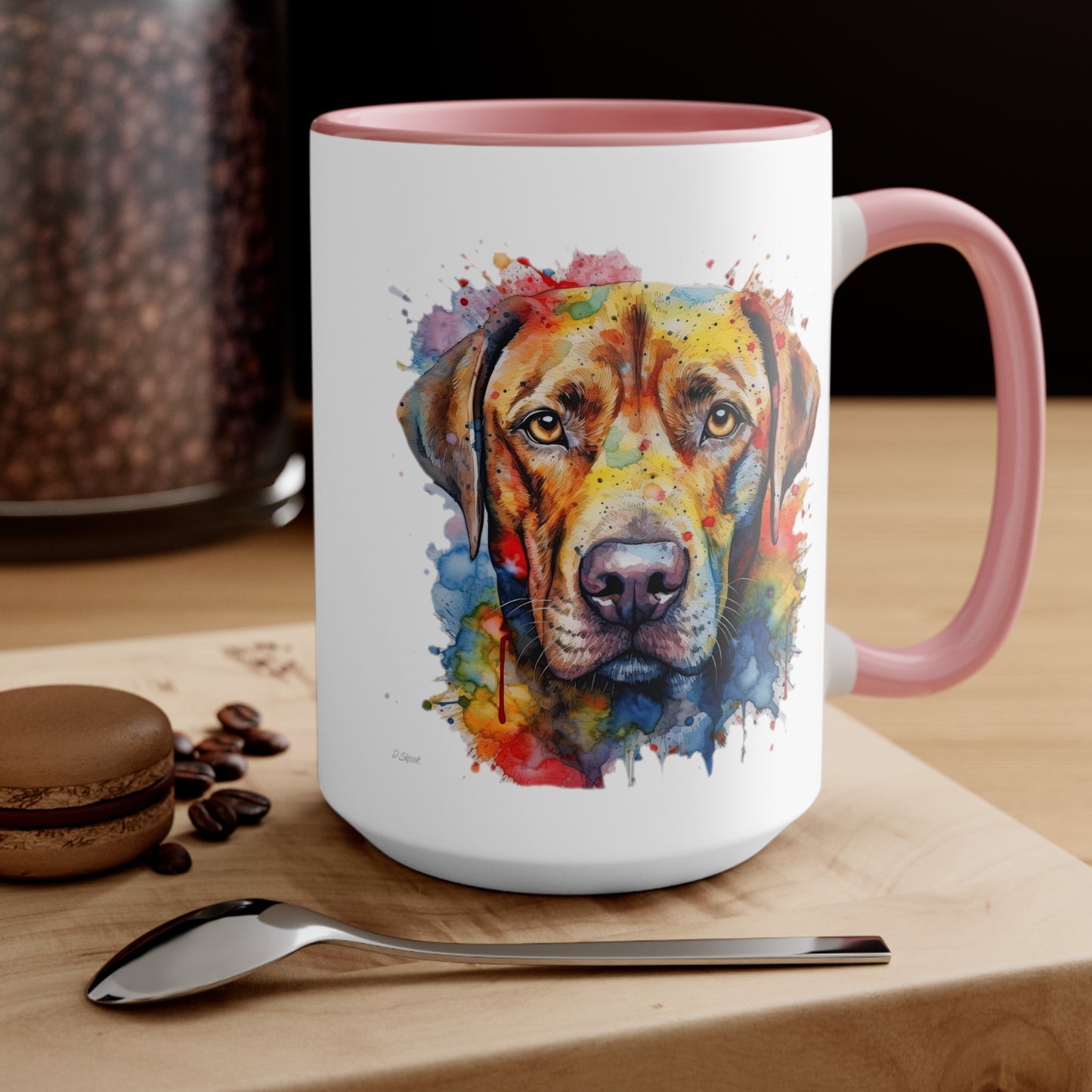 Labrador Retriever 2 Accent Mugs