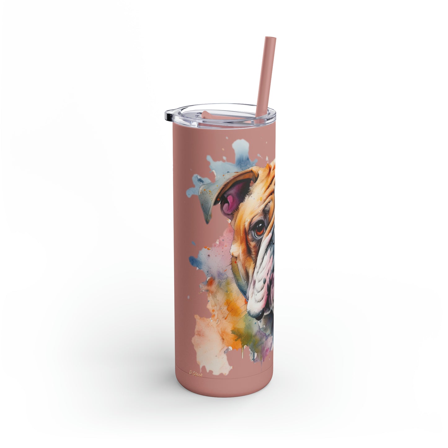 Bulldog 1 Maars Maker Skinny Matte Tumbler, 20oz
