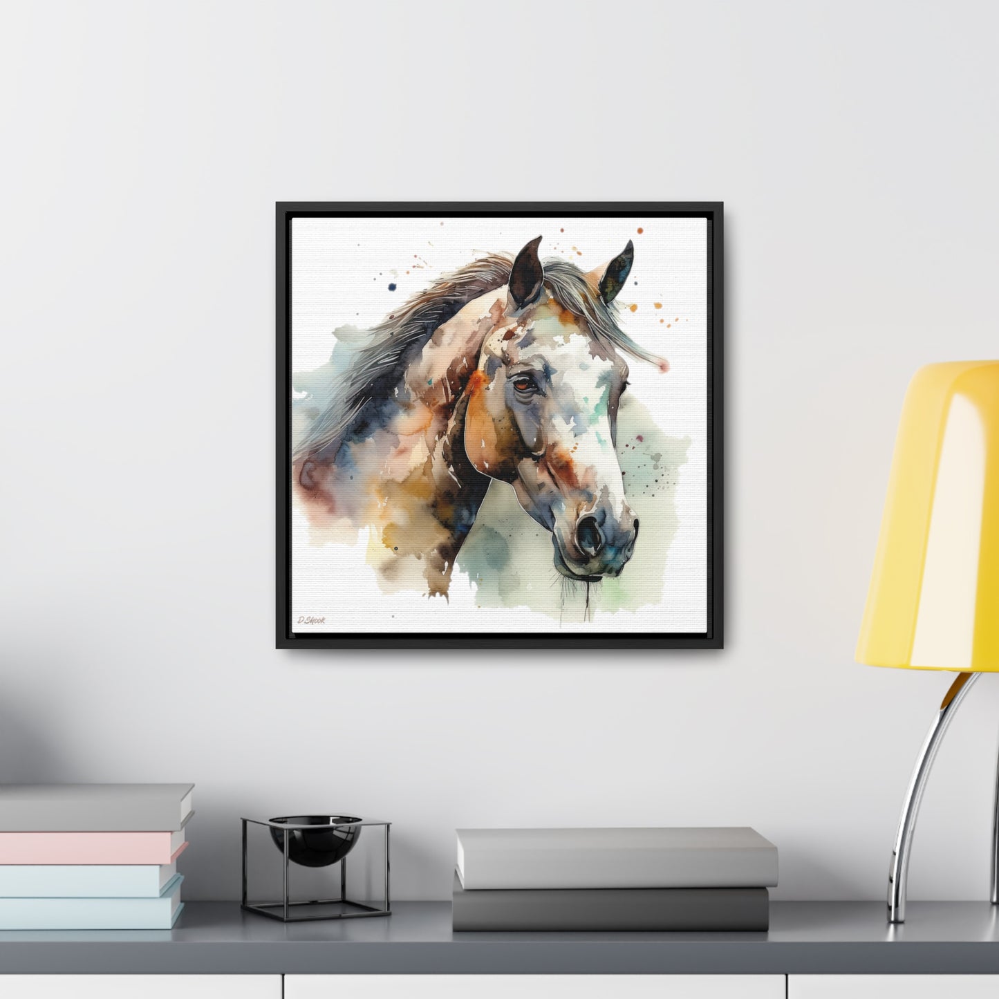 Horse Rescue 22 Gallery Canvas Wraps, Square Frame