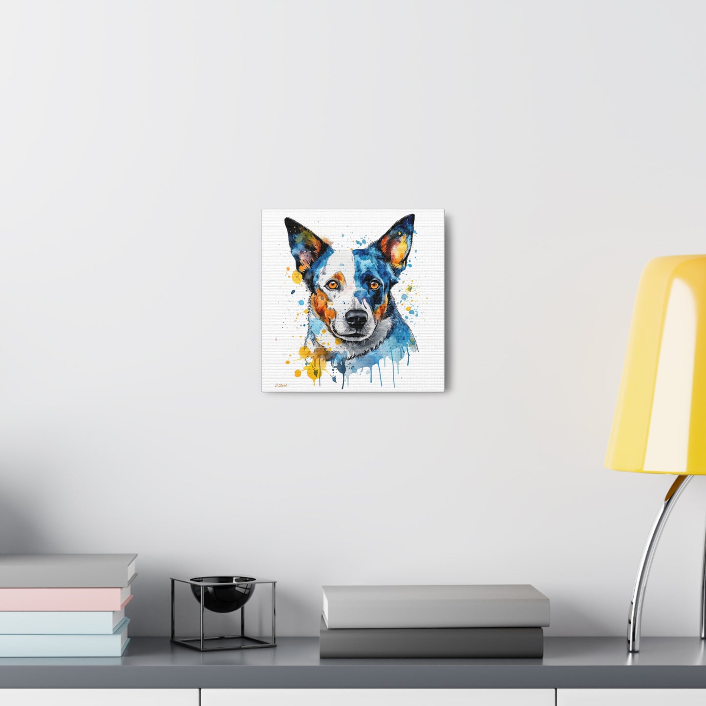 Blue Heeler 2 Canvas Gallery Wraps