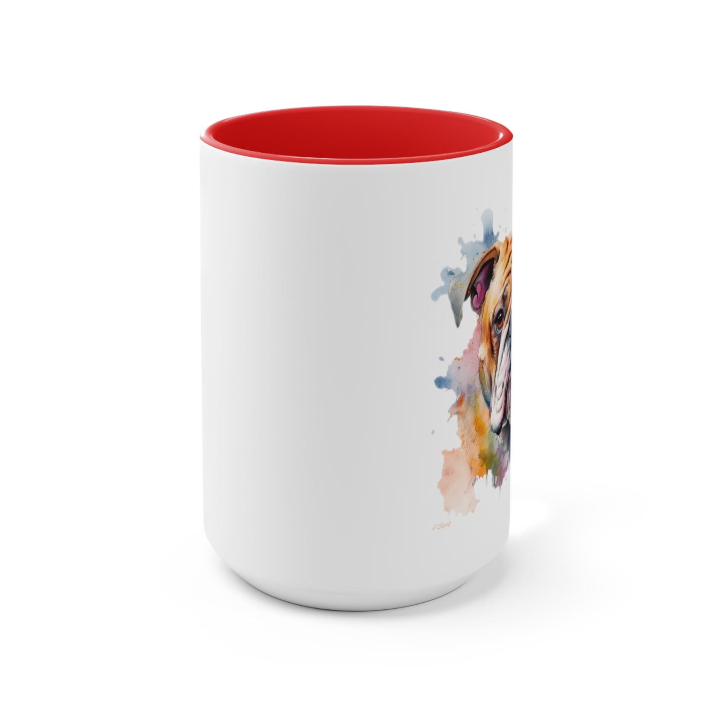 Bulldog 1 Accent Mugs