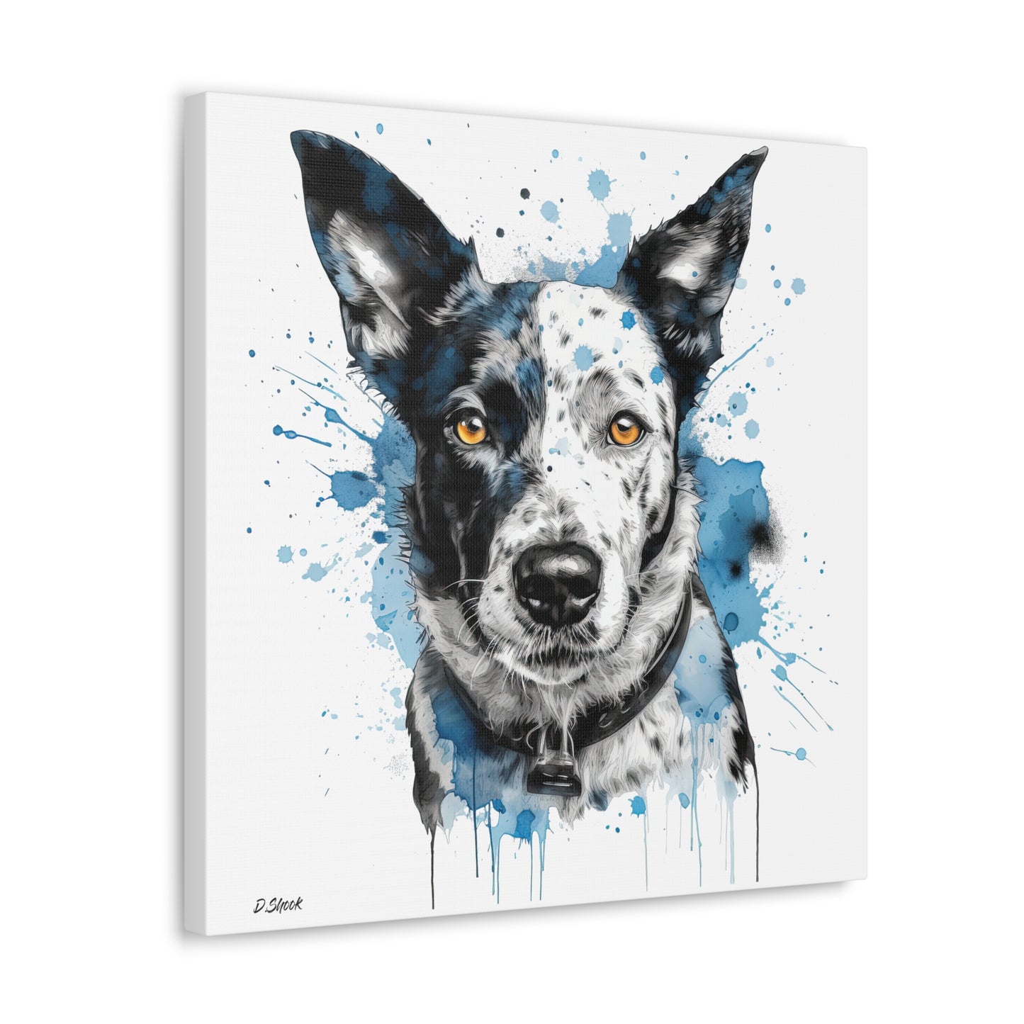 Blue Heeler 3 Canvas Gallery Wraps