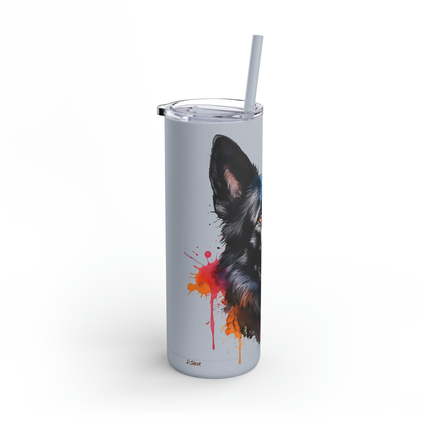 German Sheppard 22 Maars Maker Skinny Matte Tumbler, 20oz