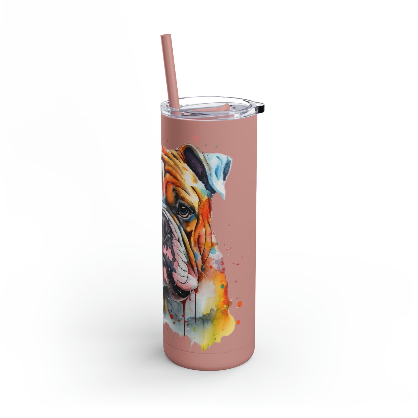 Bulldog 3 Maars Maker Skinny Matte Tumbler, 20oz