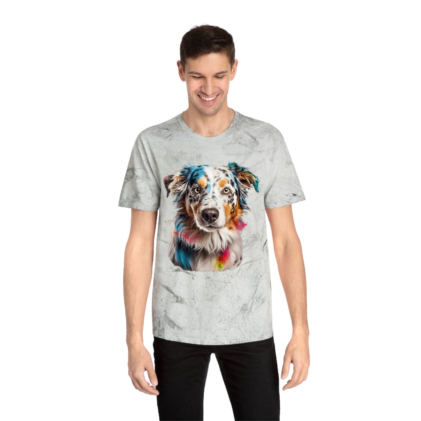 Australian Shepherd 3 Unisex Color Blast T-Shirt