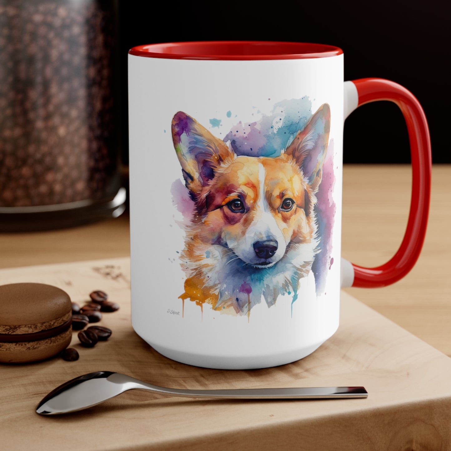 Pembroke Welsh Corgi 3 Accent Mugs