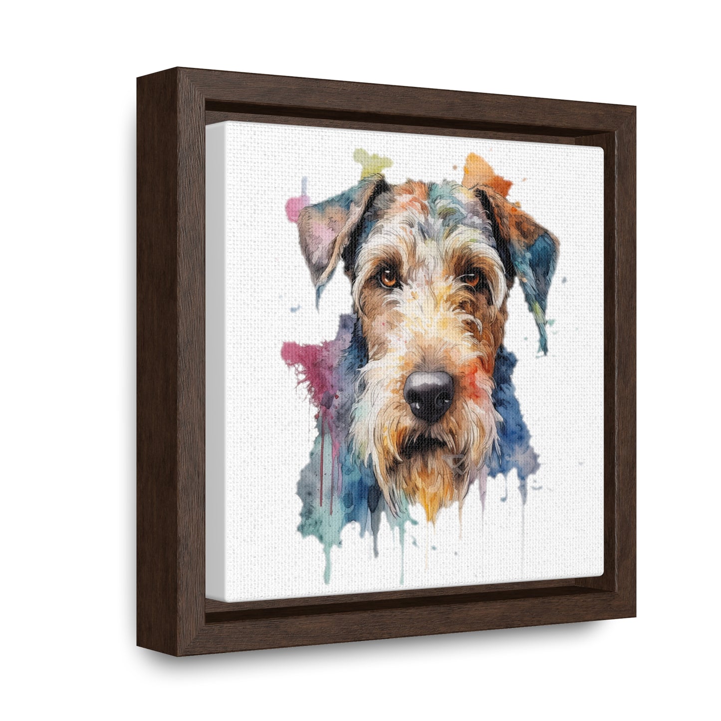 Airedale Terrier 2 Gallery Canvas Wraps, Square Frame