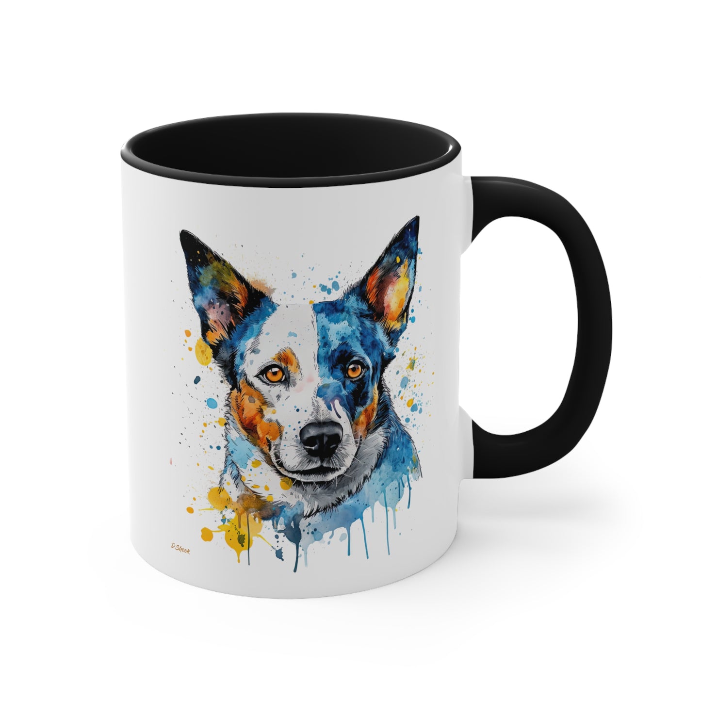 Blue Heeler 2 Accent Mugs