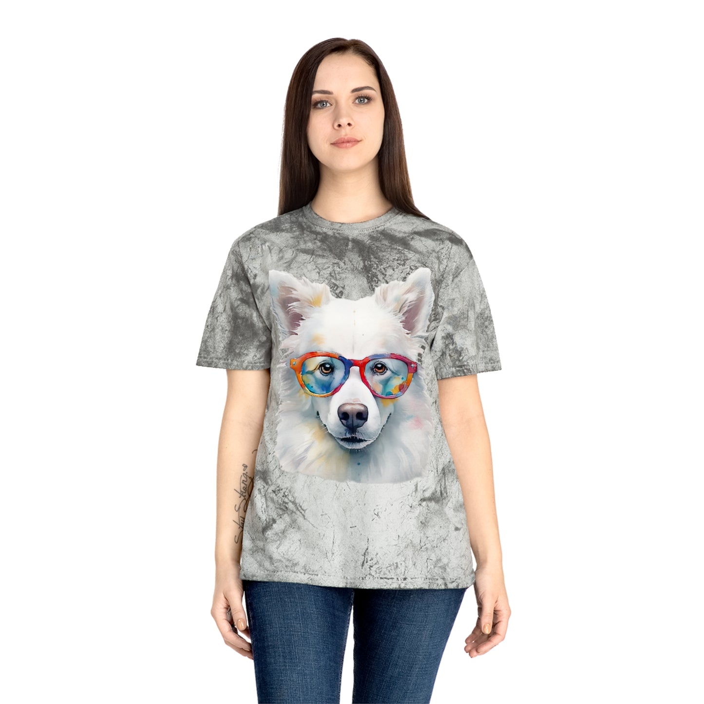 American Eskimo Dog 5 Unisex Color Blast T-Shirt