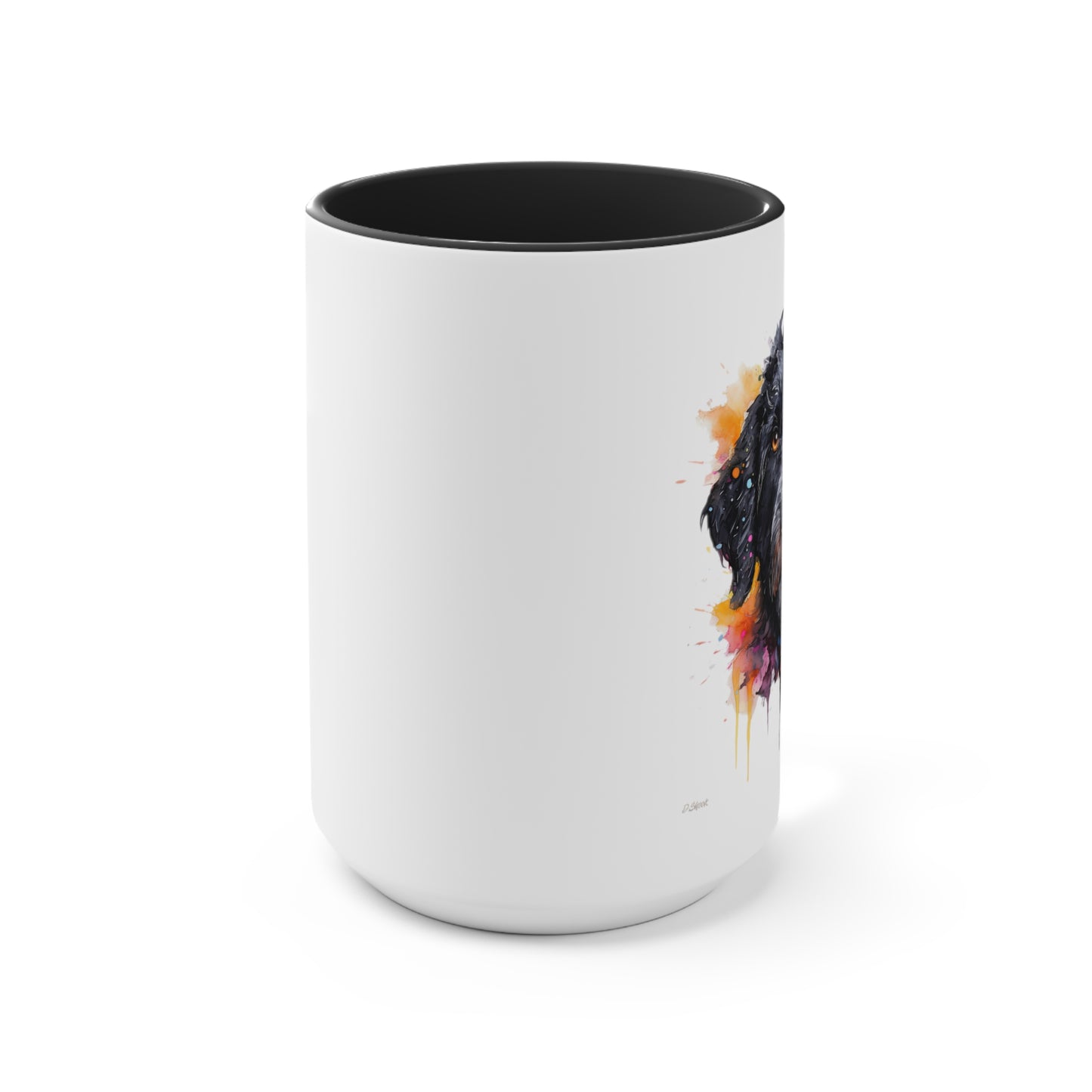 Portuguese Water Dog 5 Accent Mugs