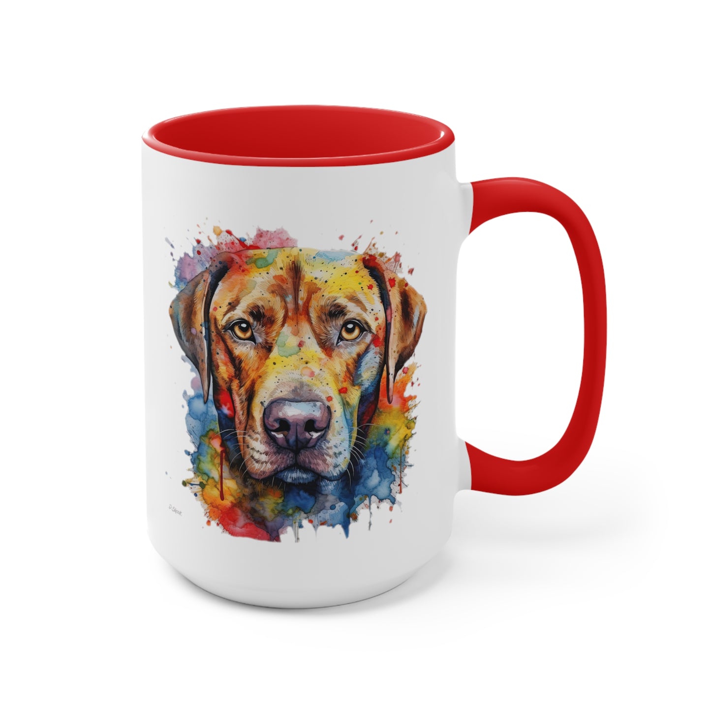 Labrador Retriever 2 Accent Mugs