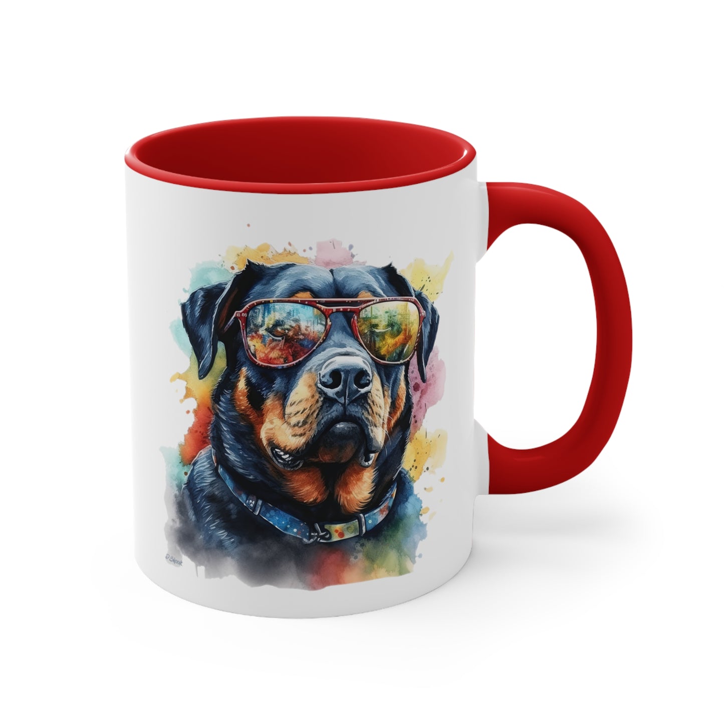 Rottweiler 6 Accent Mugs