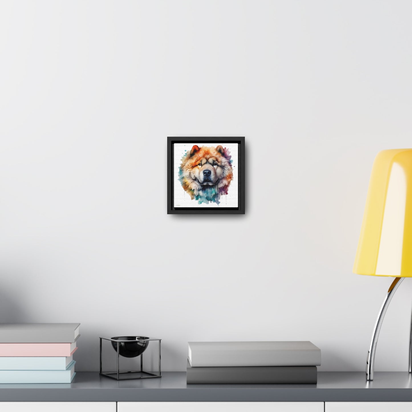 Chow Chow 3 Gallery Canvas Wraps, Square Frame