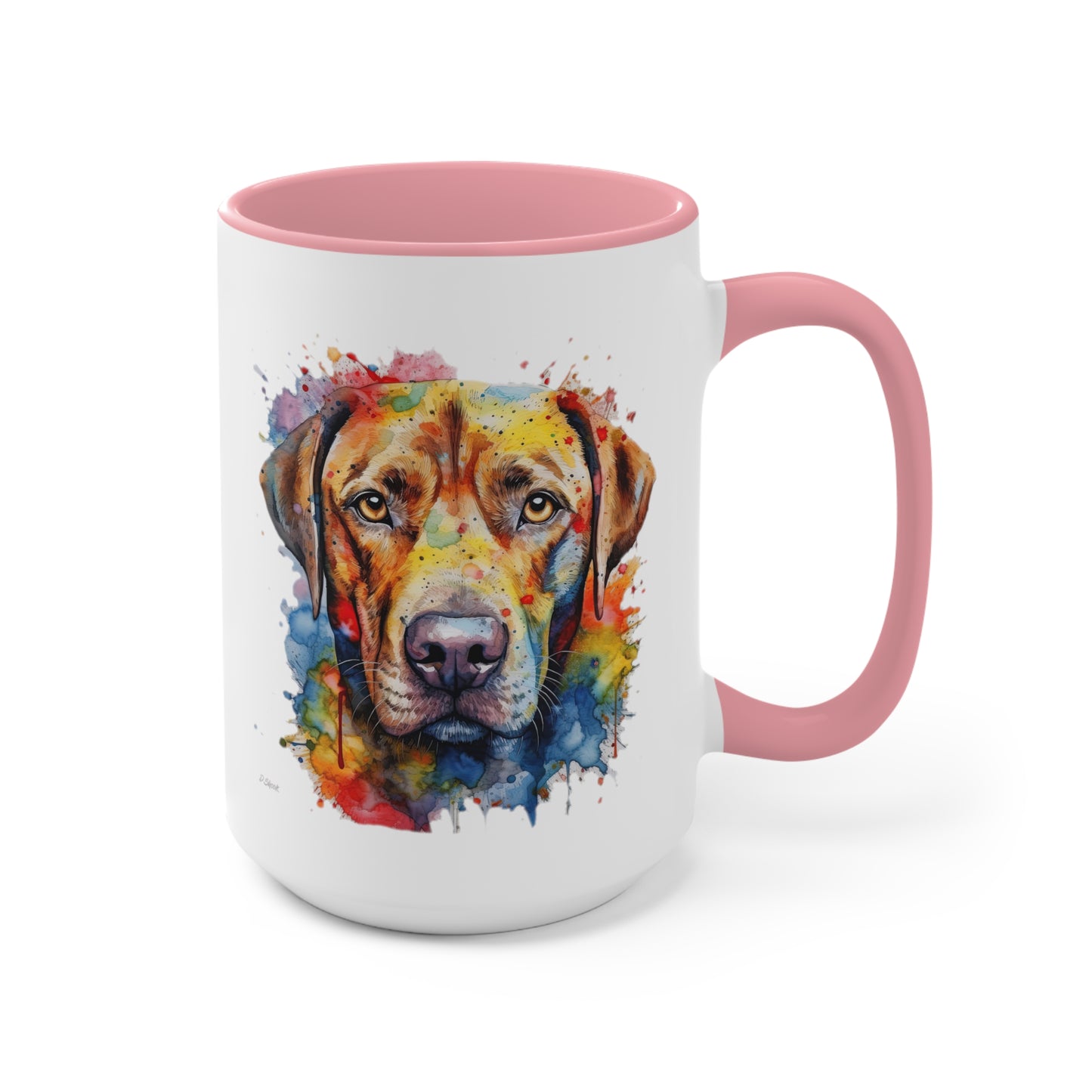 Labrador Retriever 2 Accent Mugs