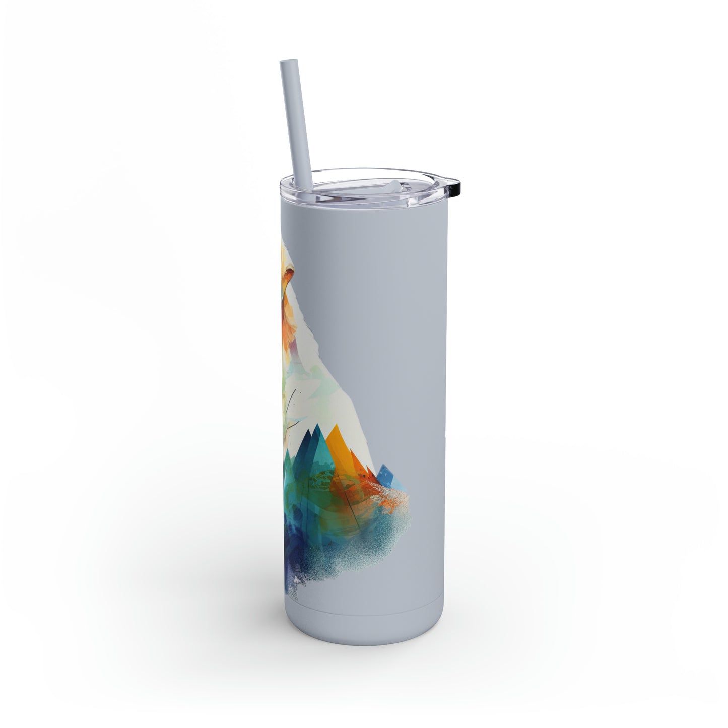 Greater Swiss Mountain Dog 5 Maars Maker Skinny Matte Tumbler, 20oz