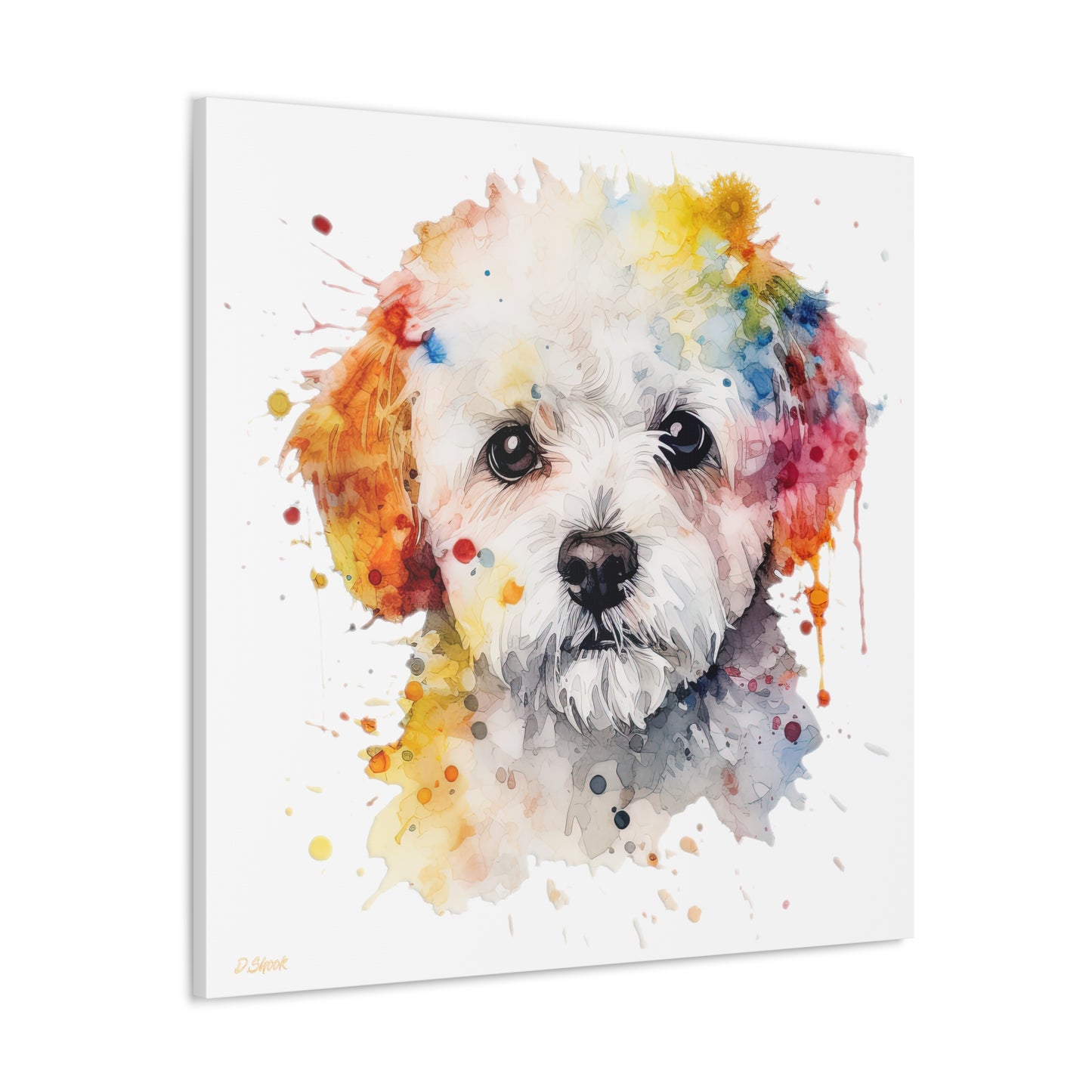 Bichon Frise 2 Canvas Gallery Wraps
