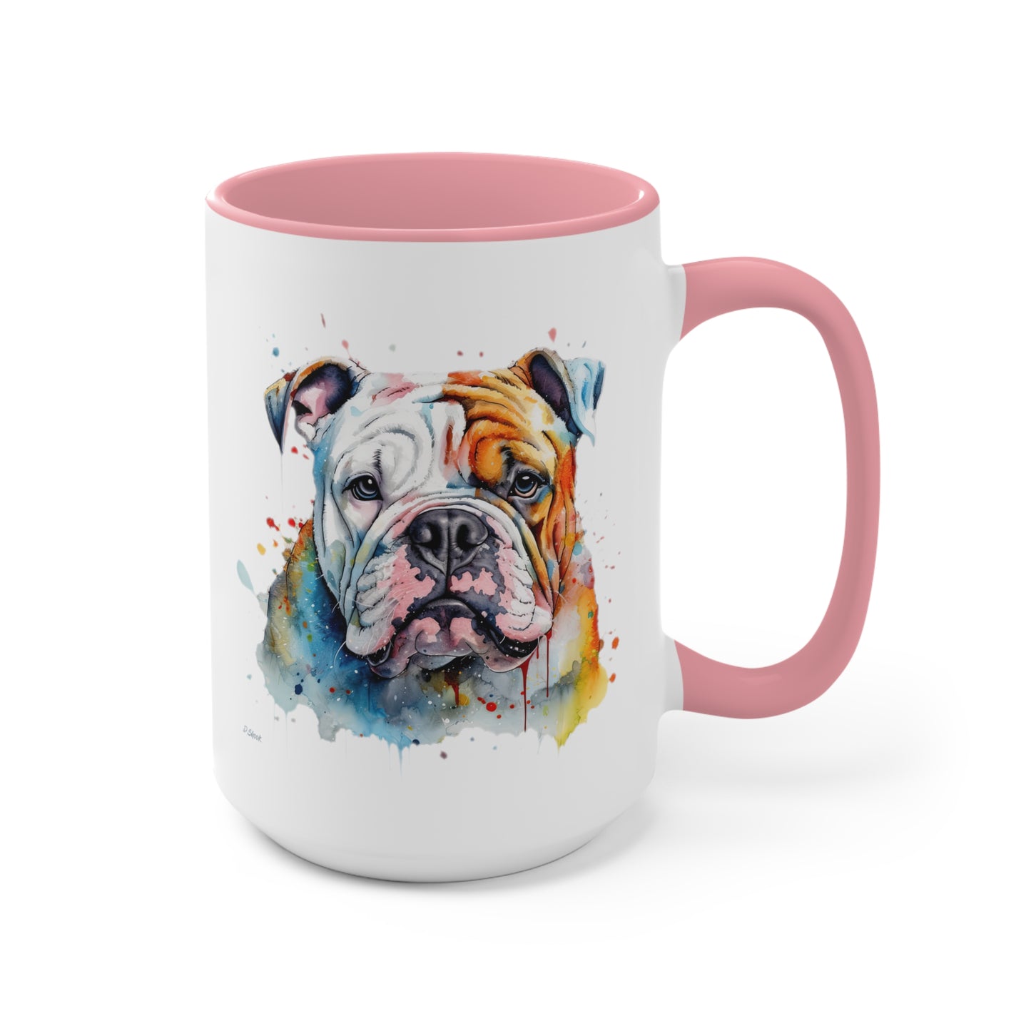 Bulldog 3 Accent Mugs