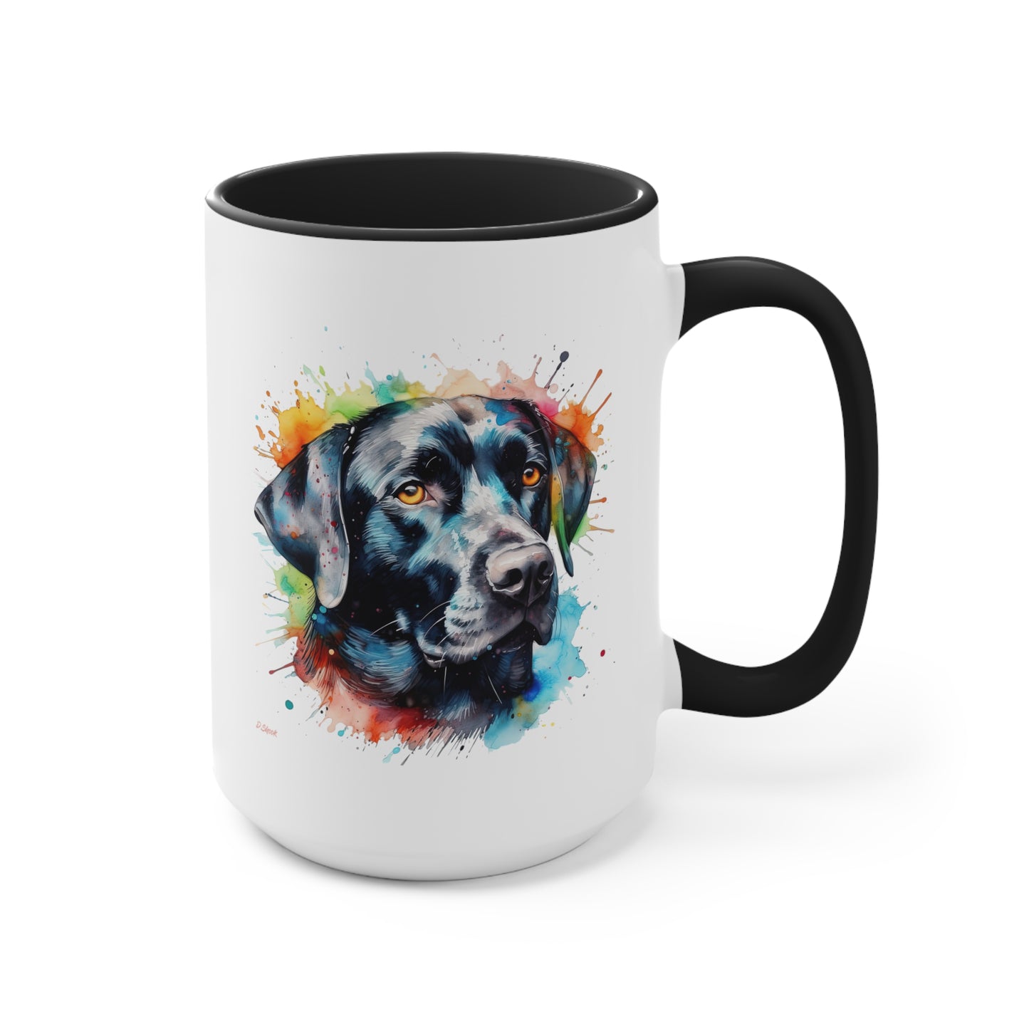 Black Lab 5 Accent Mugs