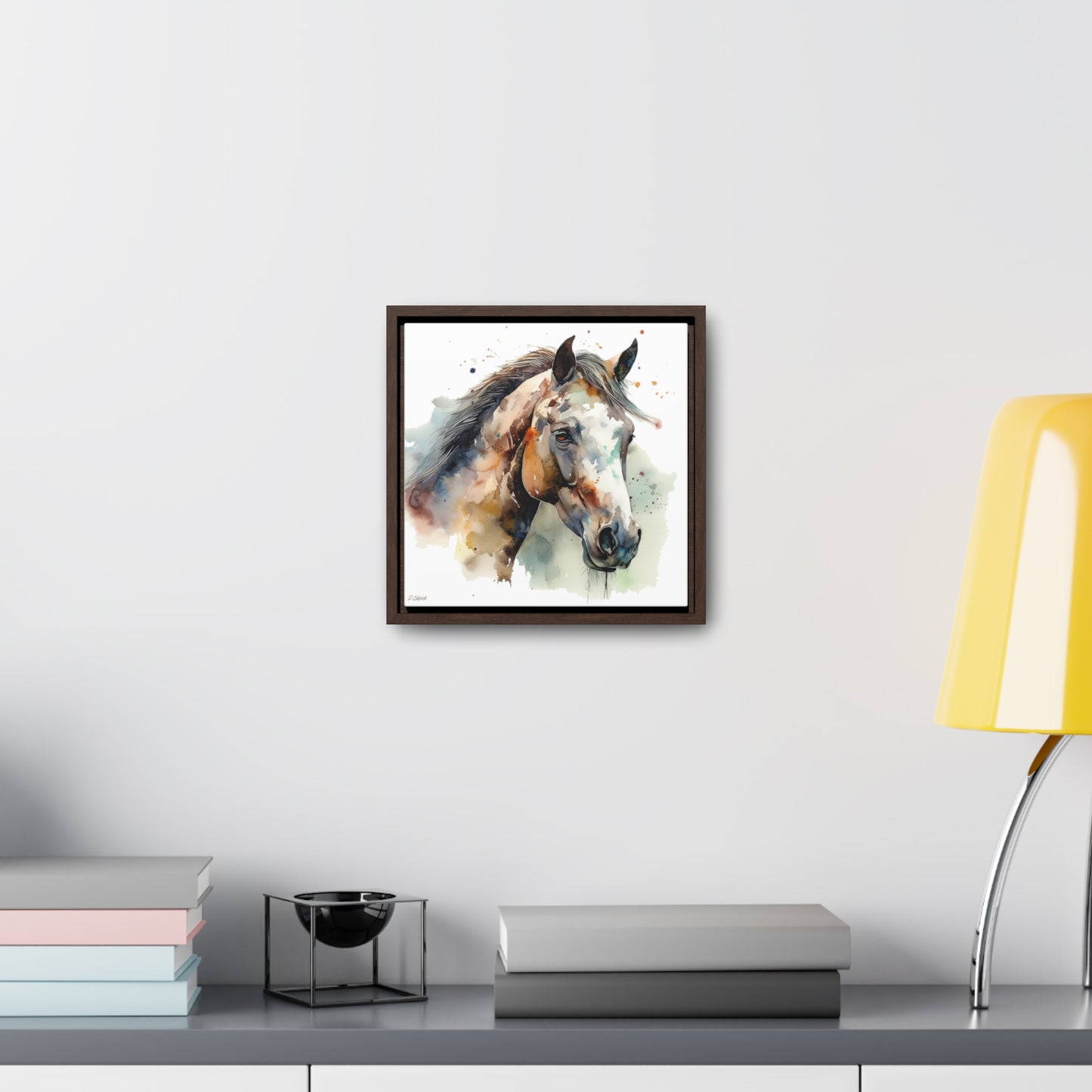 Horse Rescue 22 Gallery Canvas Wraps, Square Frame