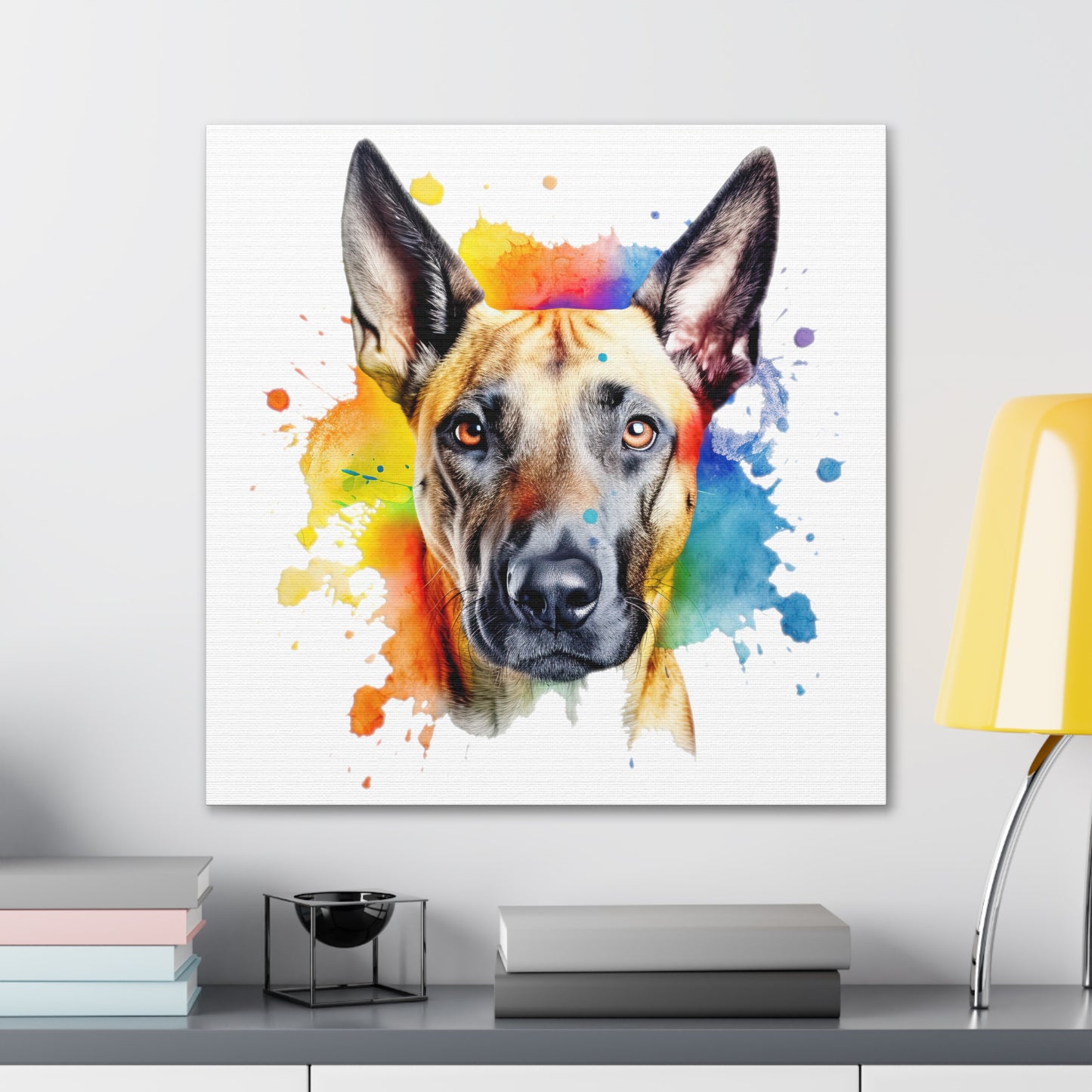 Belgium Malinois 3 Canvas Gallery Wraps