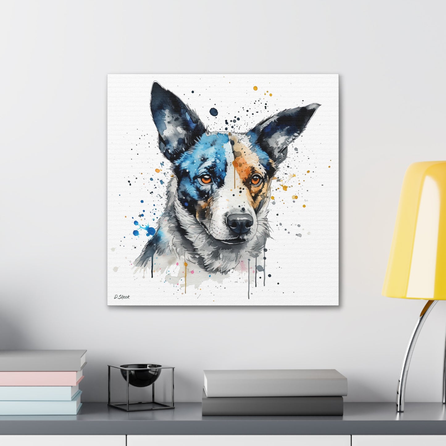 Blue Heeler 1 Canvas Gallery Wraps
